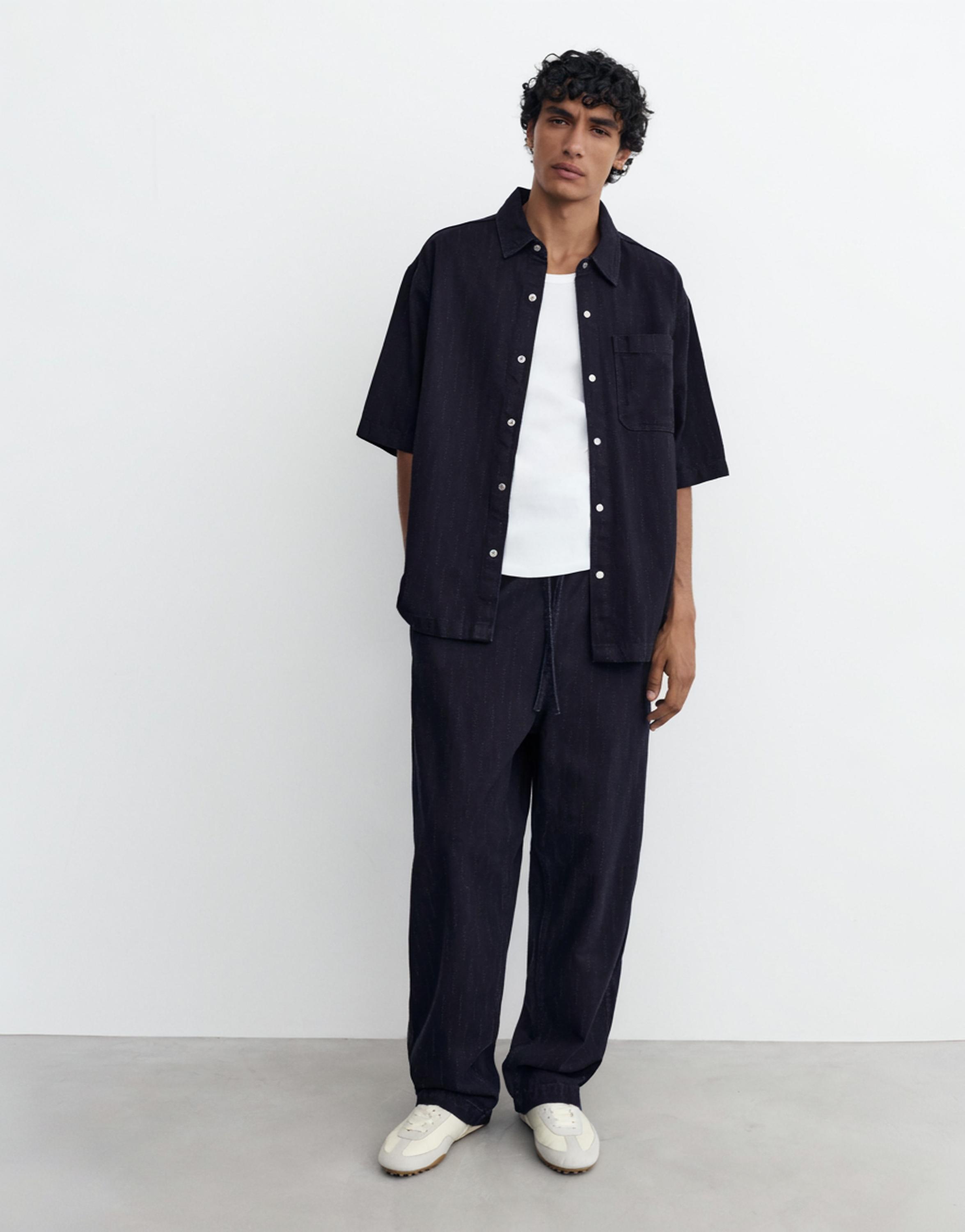 Baggy jogger jeans — Navy