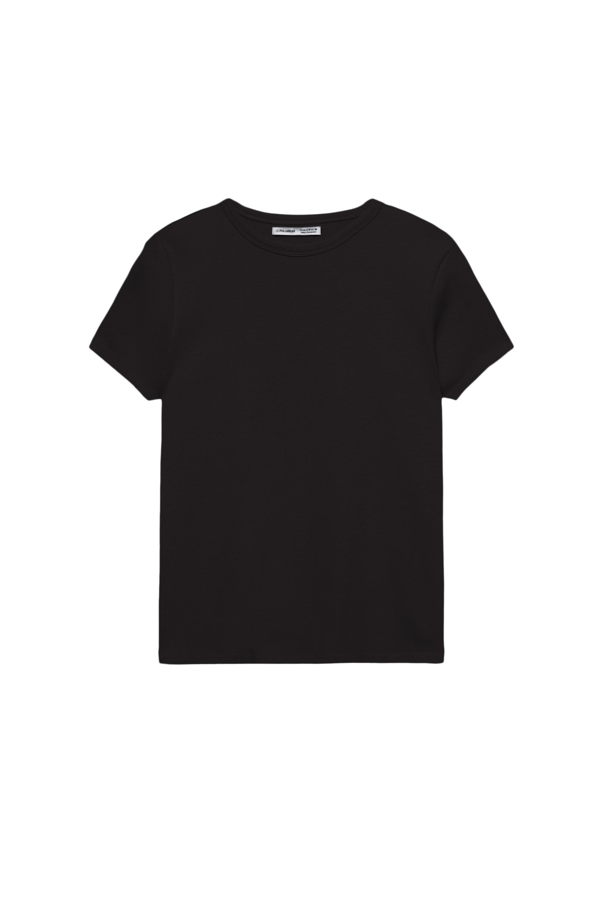 Kısa kollu dar kesim t-shirt - Görsel 25