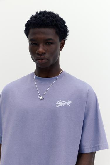 STWD graffiti logo T-shirt — Yale blue 3