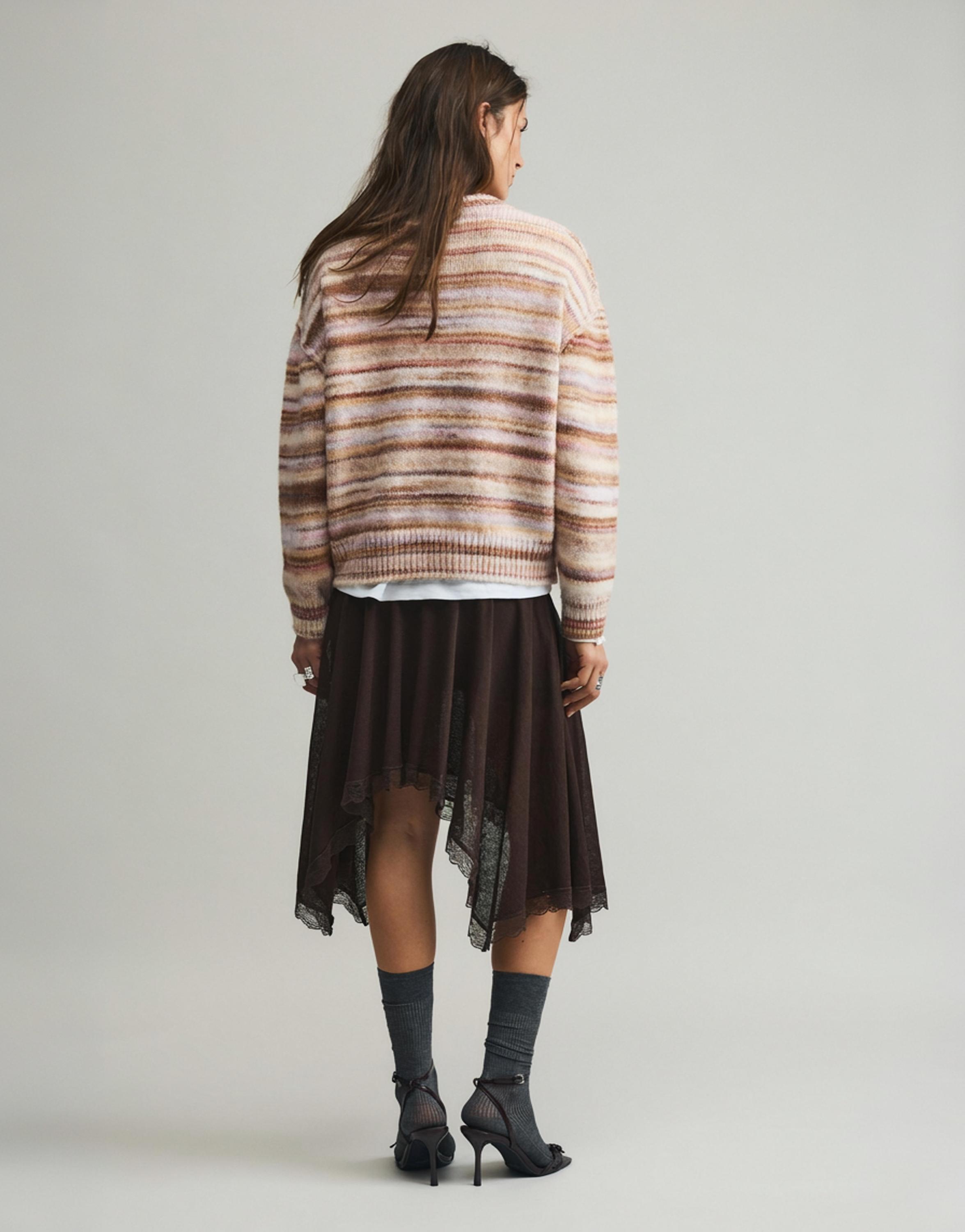 Striped sweater — Sand