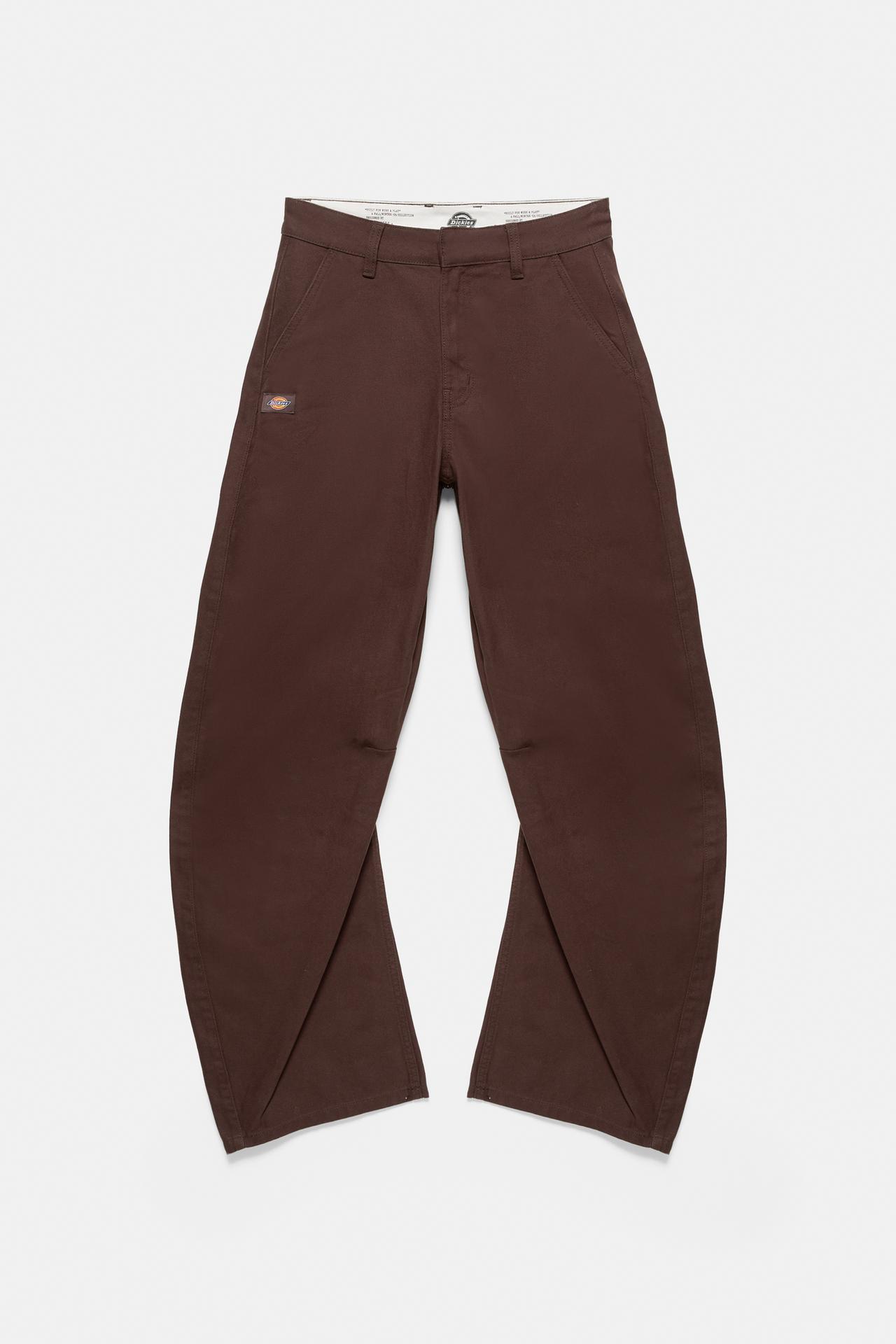 Dickies barrel chino trousers — Brown
