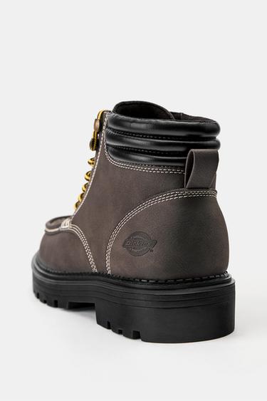 Dickies lace-up boots — Brown 4