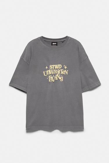 STWD Unwritten Living T-shirt — Medium grey 4
