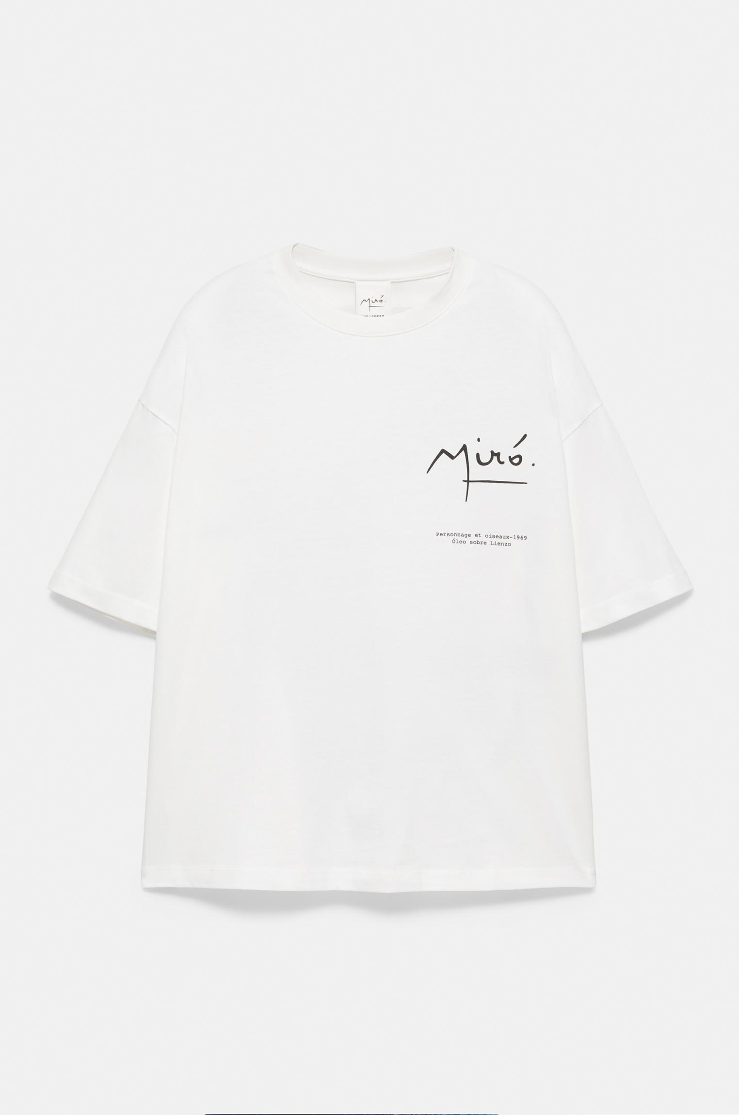 Relaxed fit Miró T-shirt — Off white