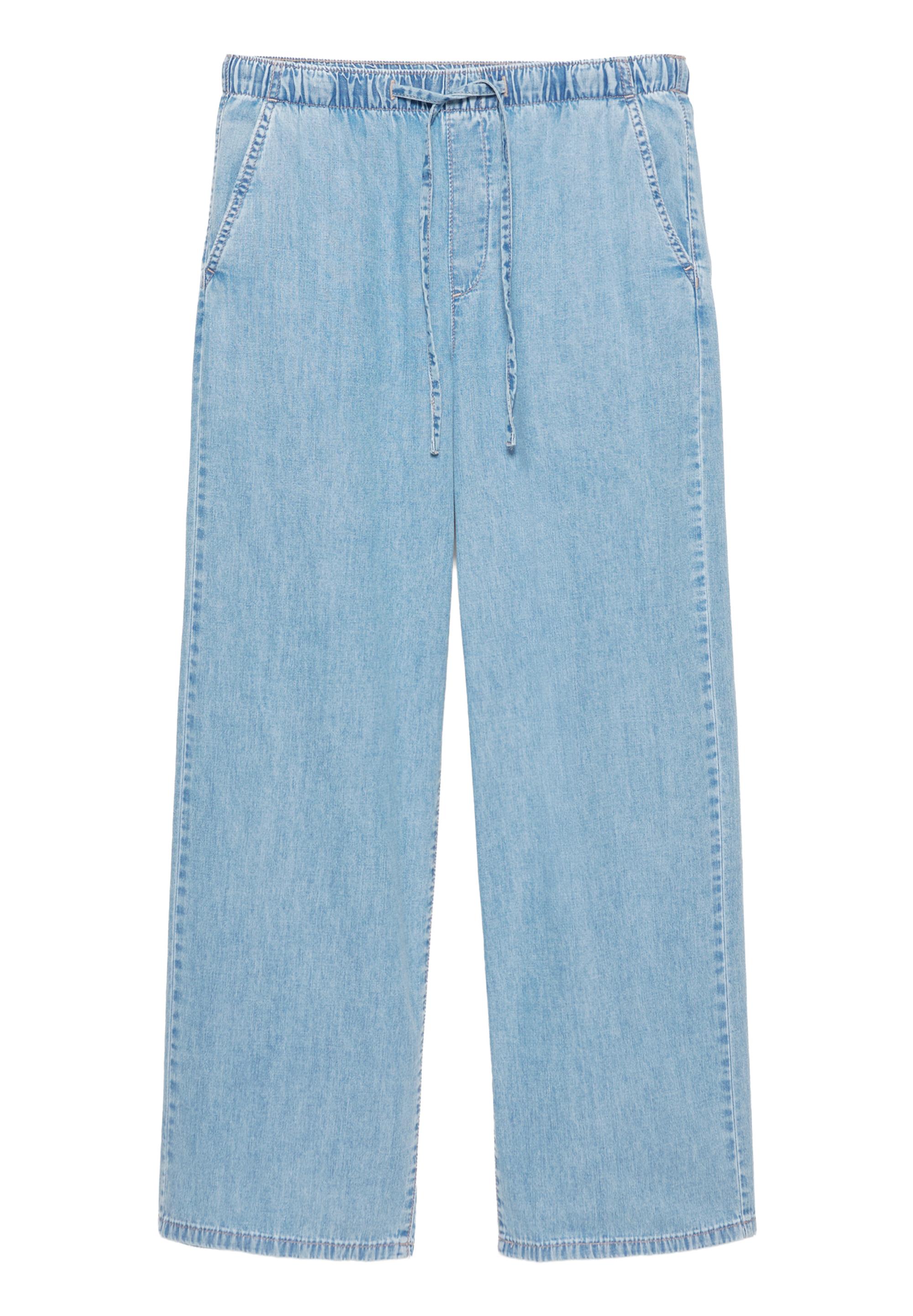 Low-rise jogger jeans — Pale blue