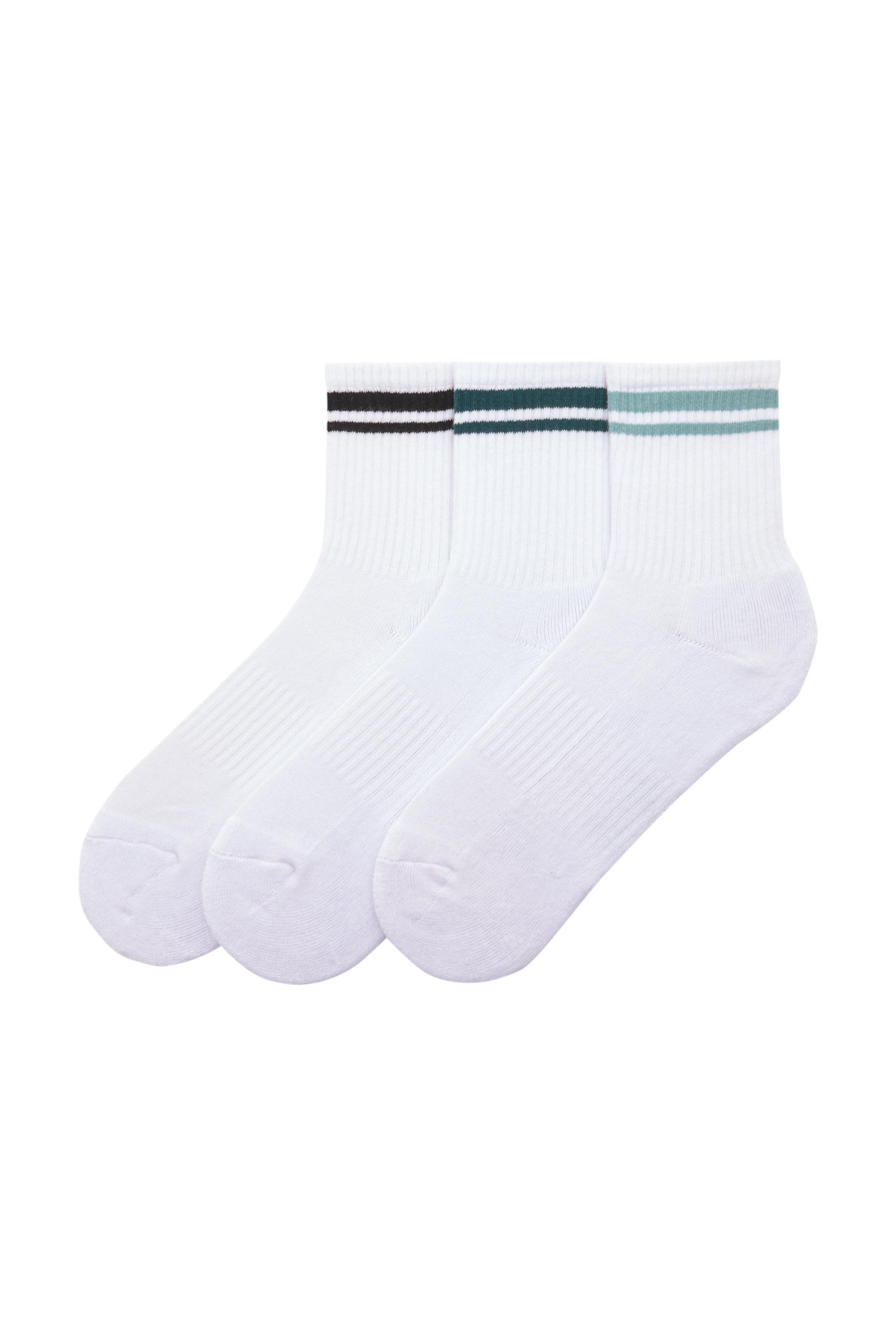 3 çift çizgili çorap paketi - Görsel 6