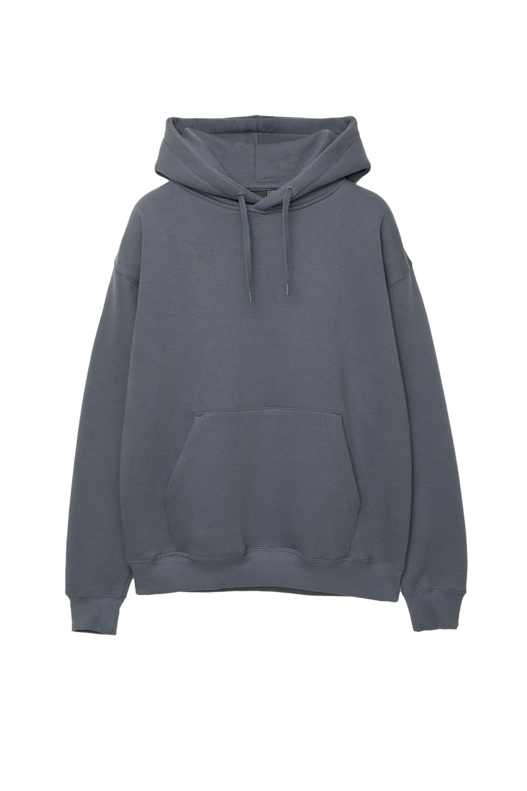 Basic kapüşonlu sweatshirt