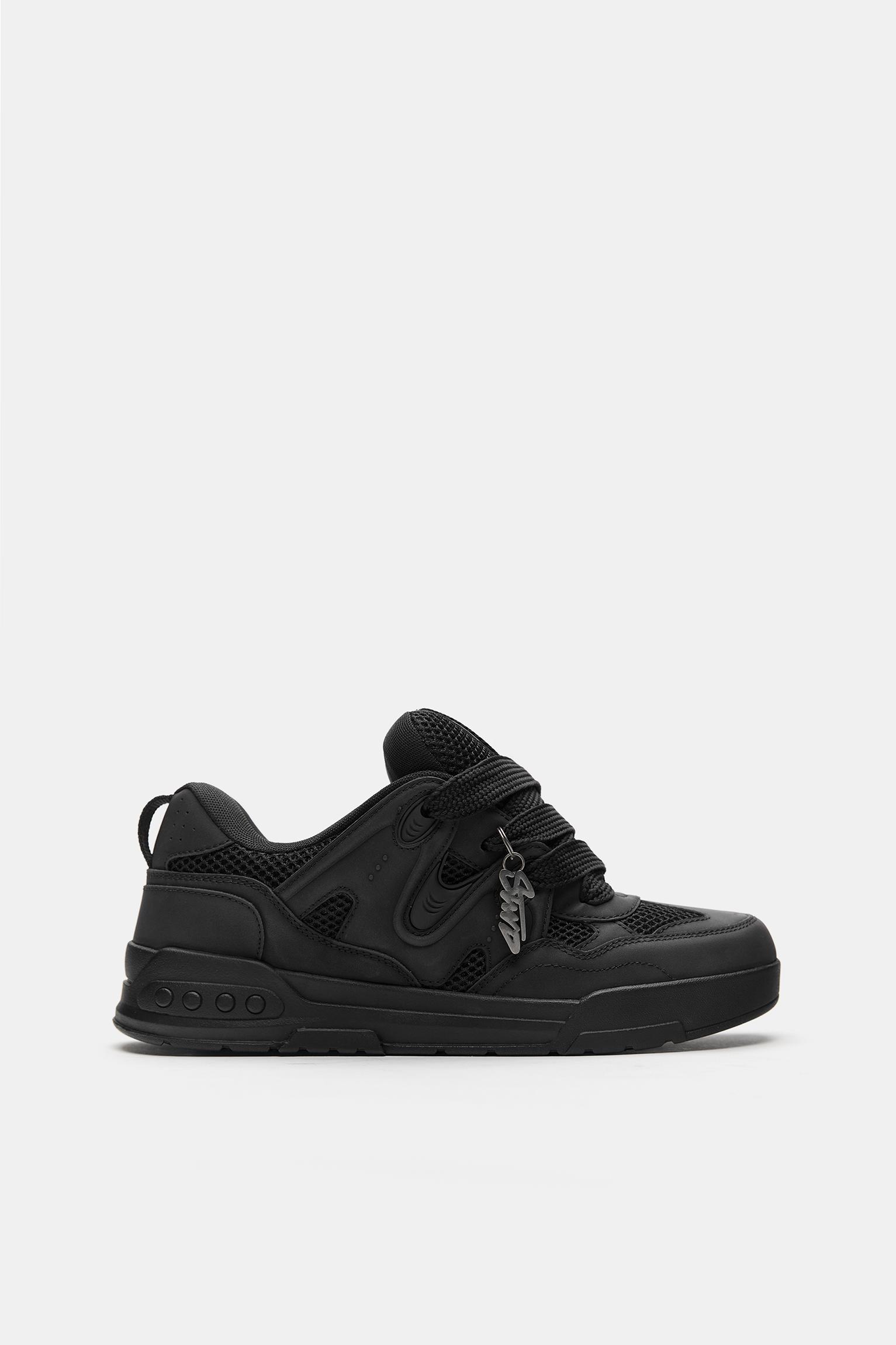 STWD embellished skate trainers — Black