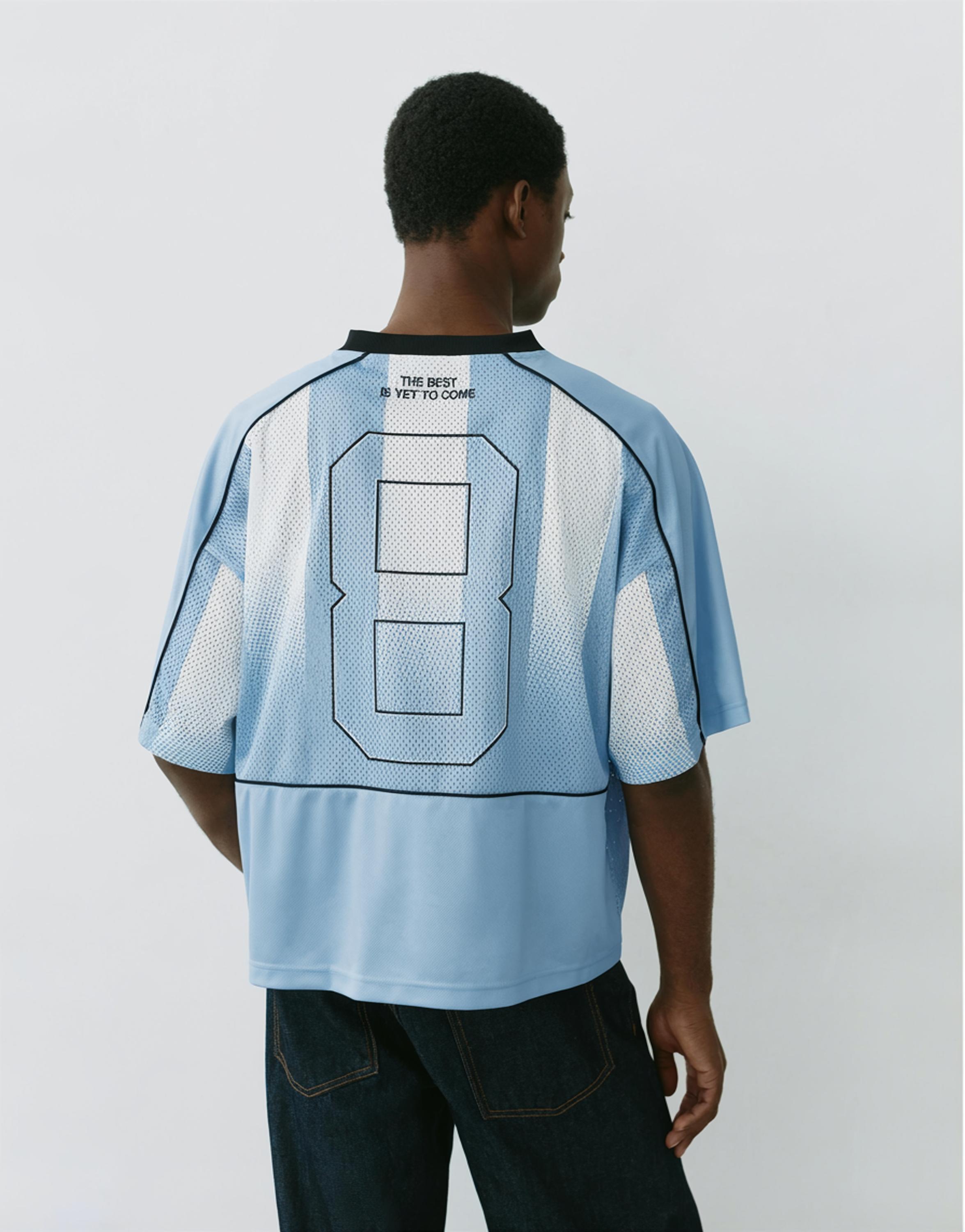 STWD boxy T-shirt — Sky blue