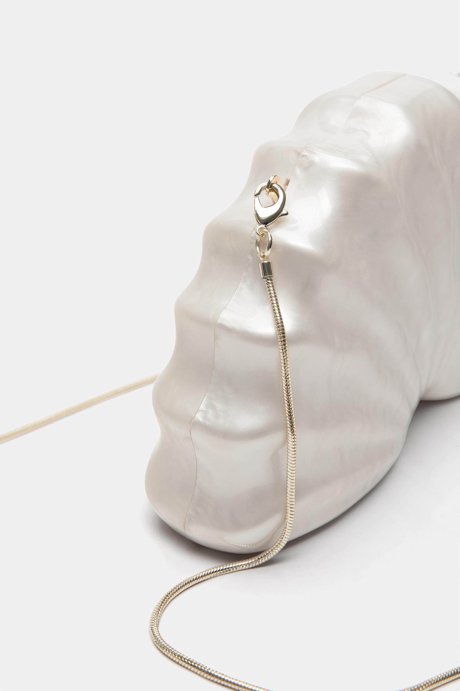 Deniz kabuğu clutch çanta - Görsel 4