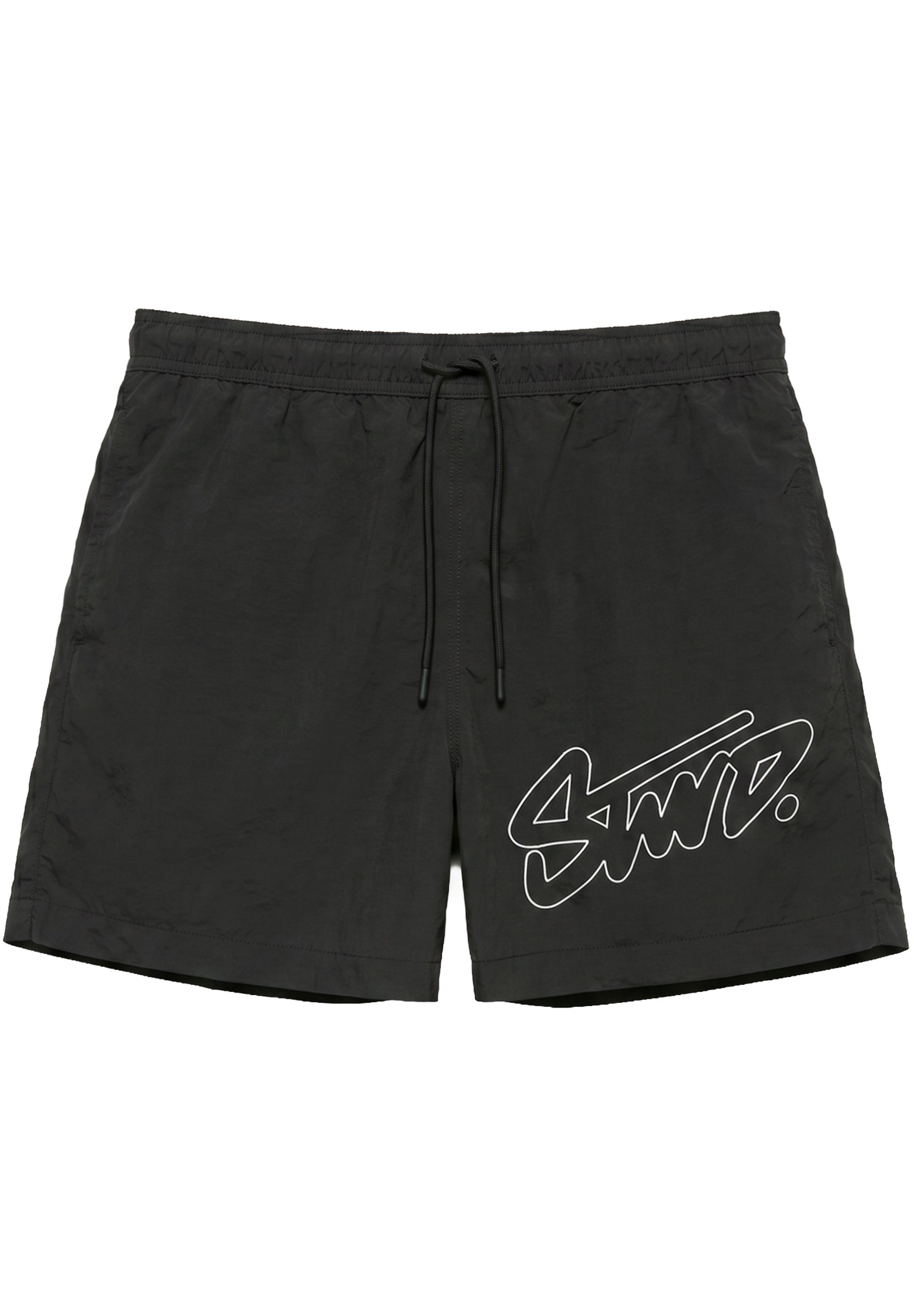 STWD board shorts — Black