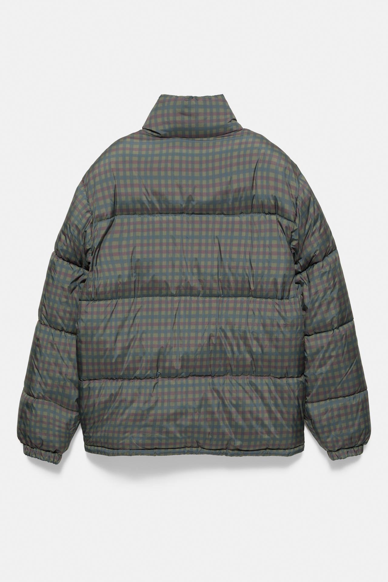 High neck puffer jacket — Khaki
