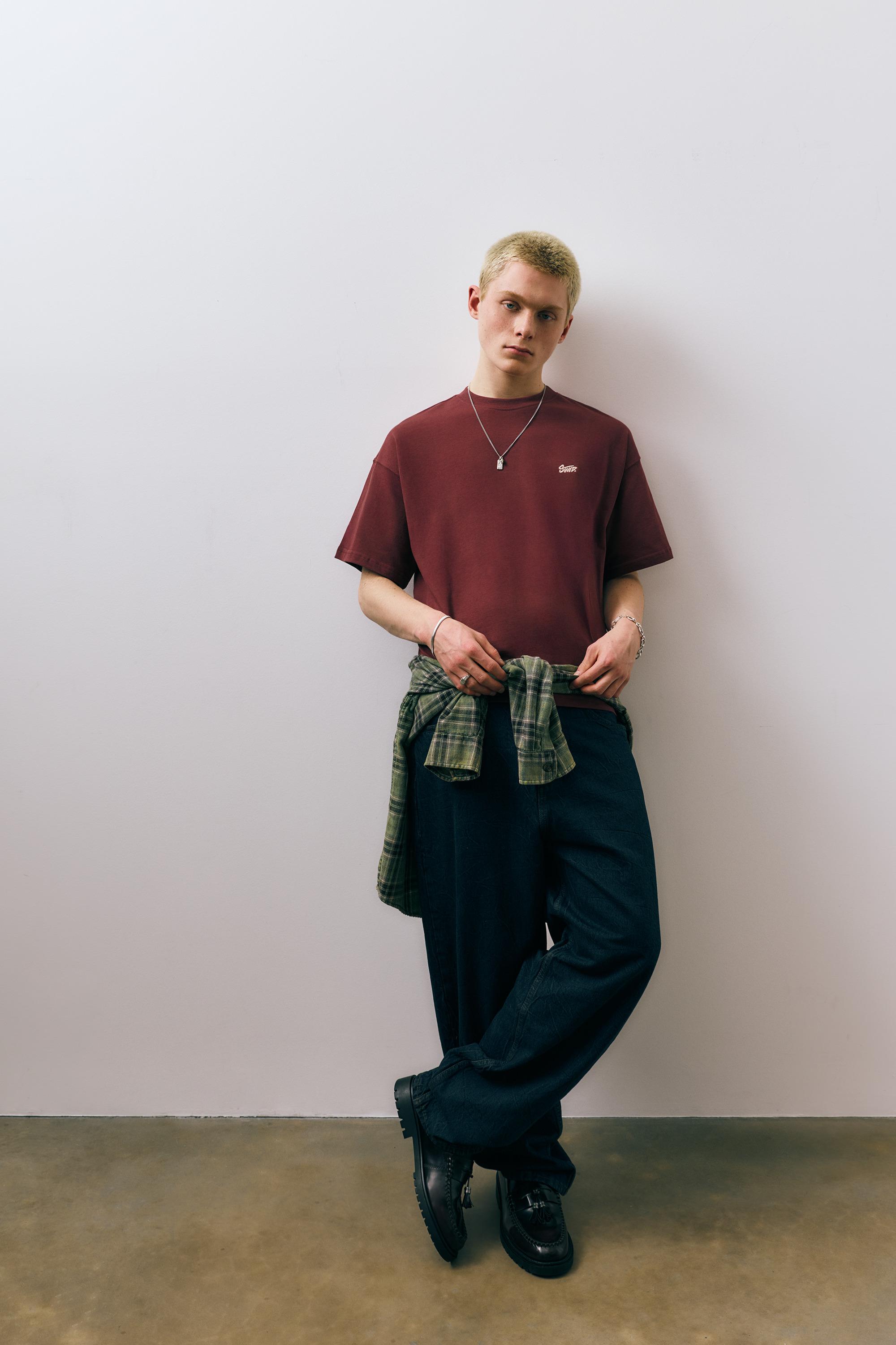 STWD logolu salaş t-shirt - Görsel 9