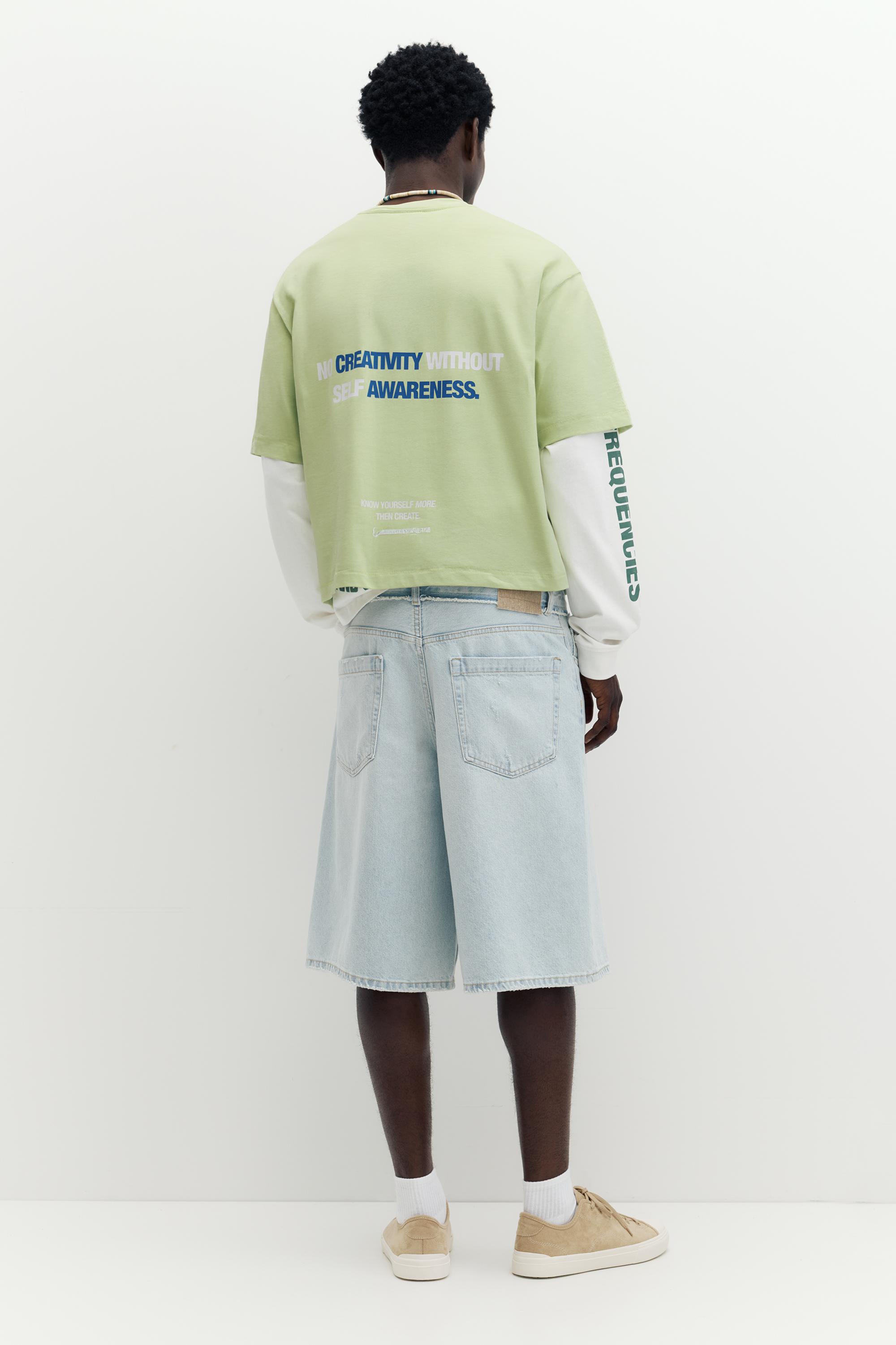 STWD graphic T-shirt — Lime