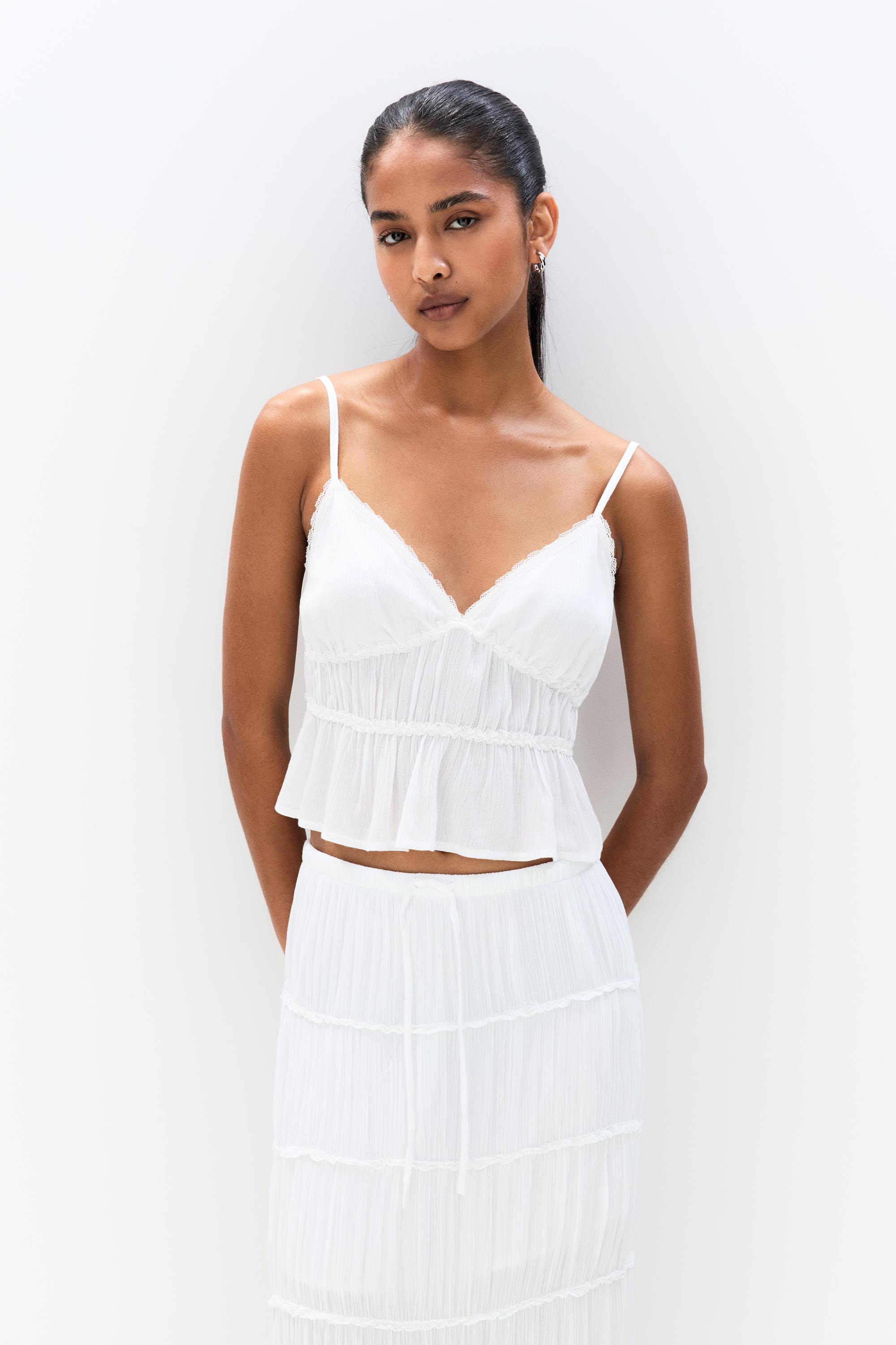 Trägertop Mit Paneelen