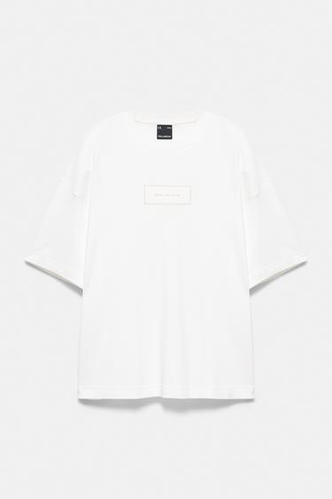 Short sleeve sweatshirt with graphic — Off white 6