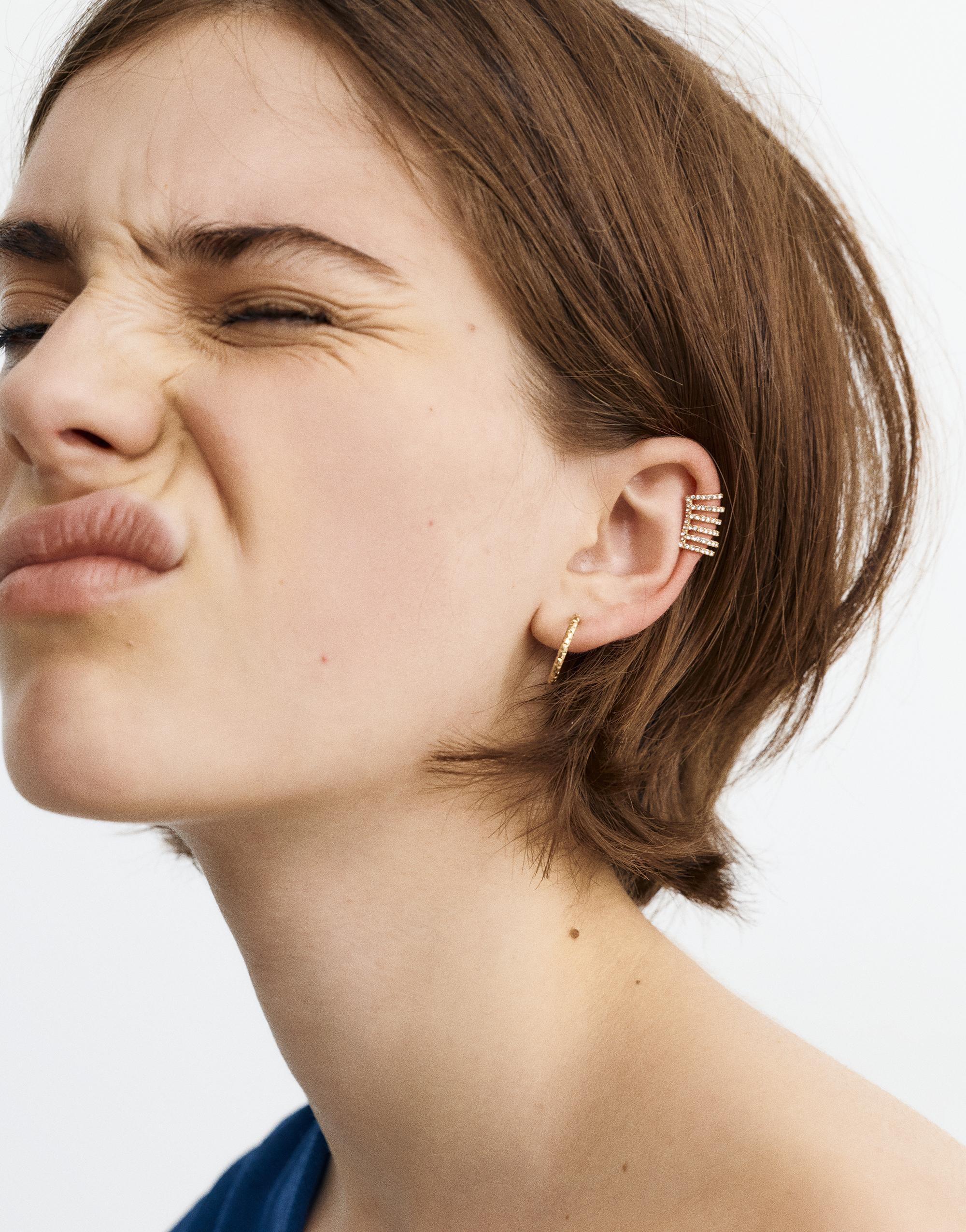 Pack of ear cuff earrings — Gold