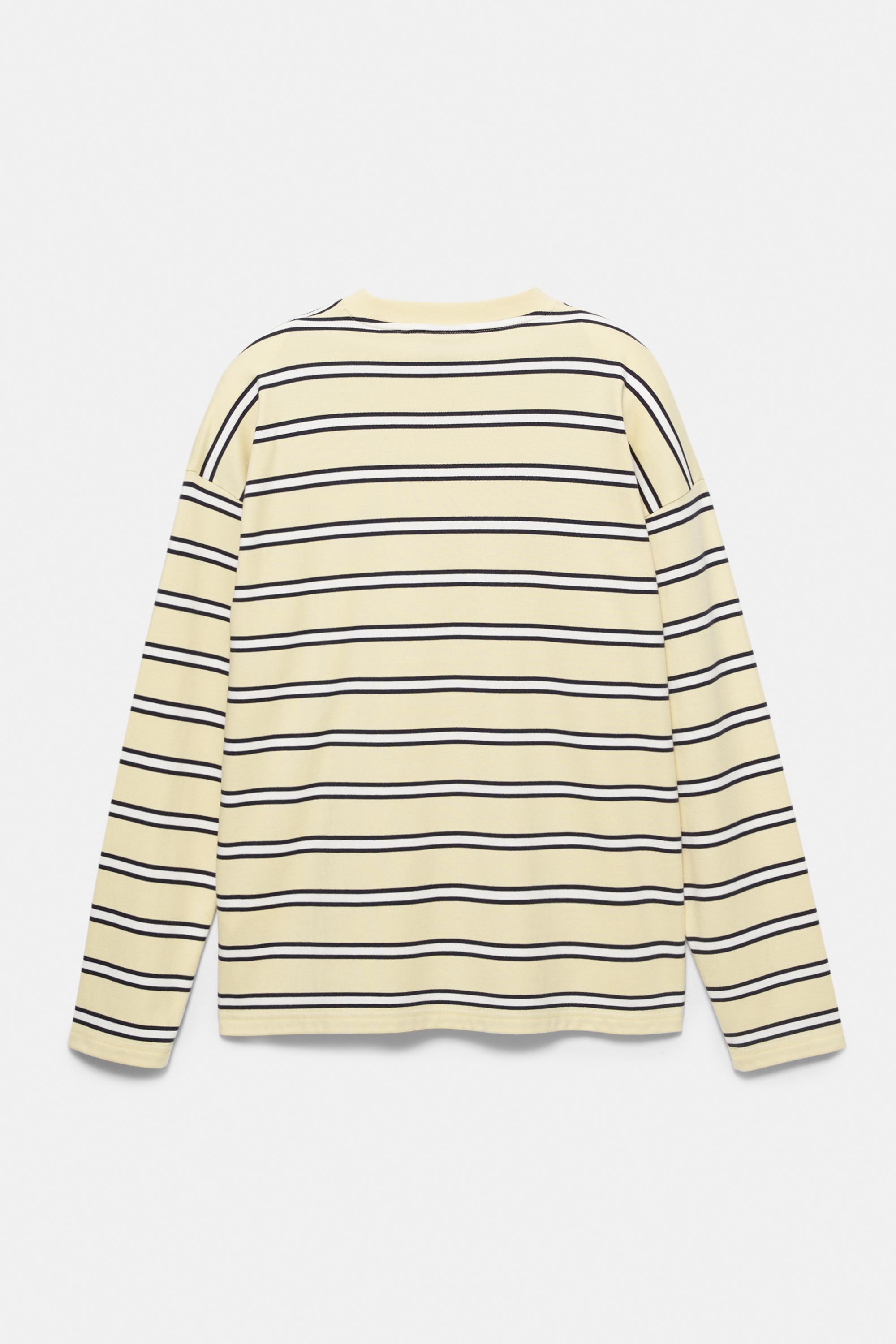 Uzun kollu çizgili t-shirt - Görsel 23