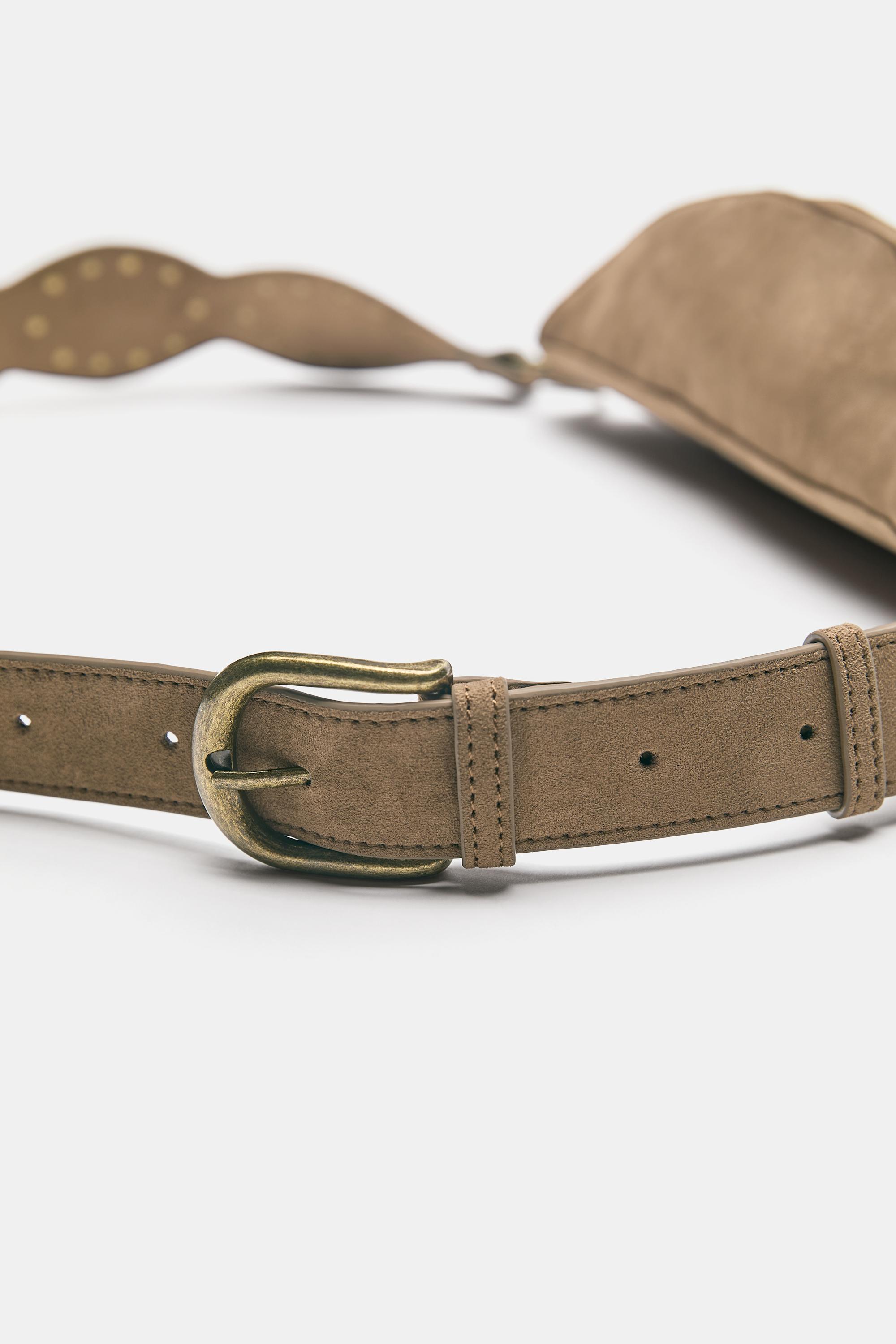 Studded belt bag — Leather