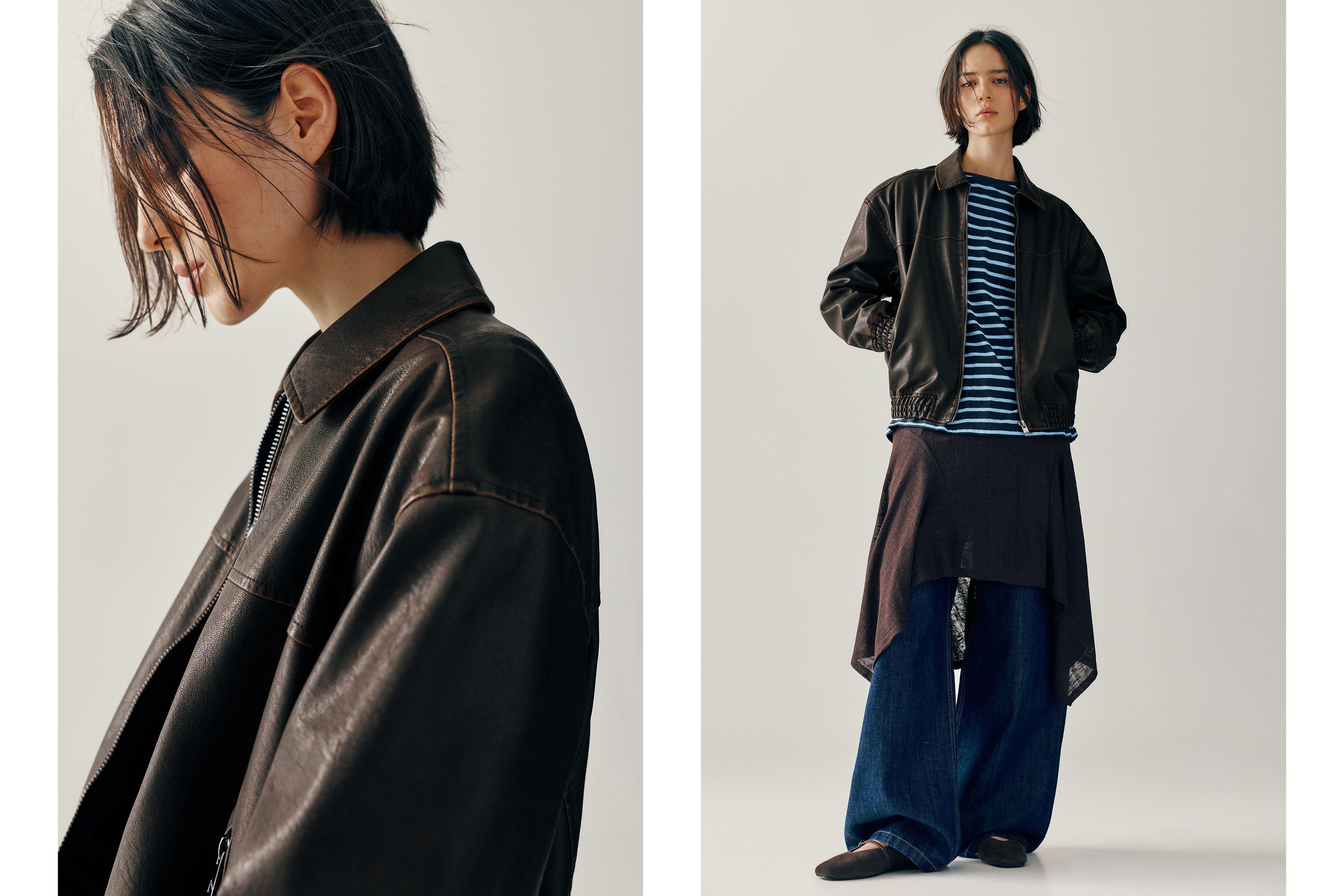 Suni Deri Baba Kesim Ceket - Görsel 130