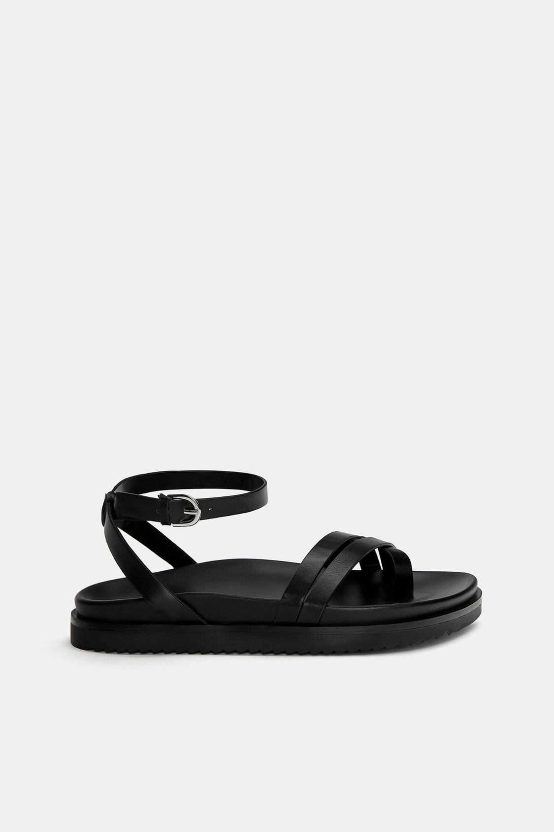 Sandalias Planas Alpargatas Mujer Pull And Bear Alpargatas Negras
