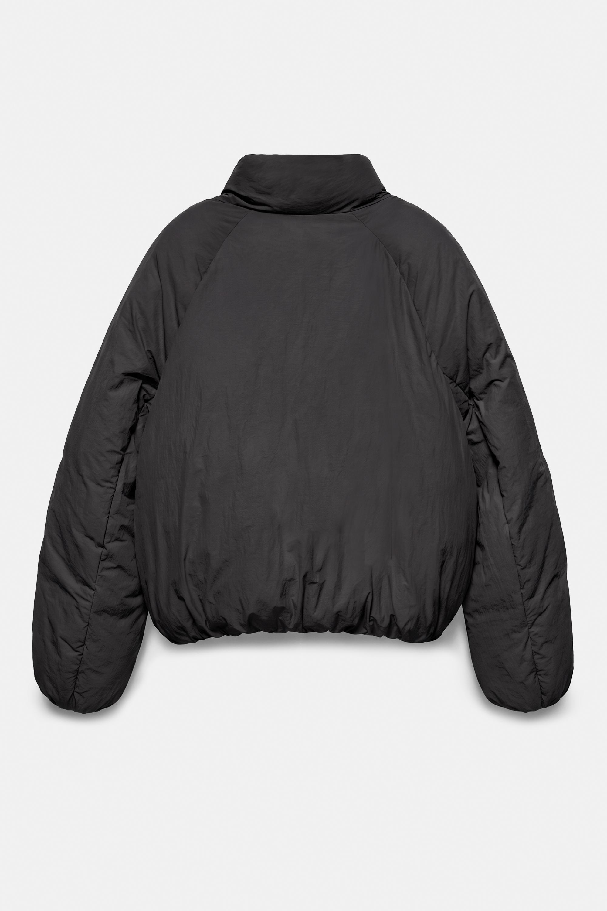 Pull&Bear Dik yaka şişme mont görsel 7