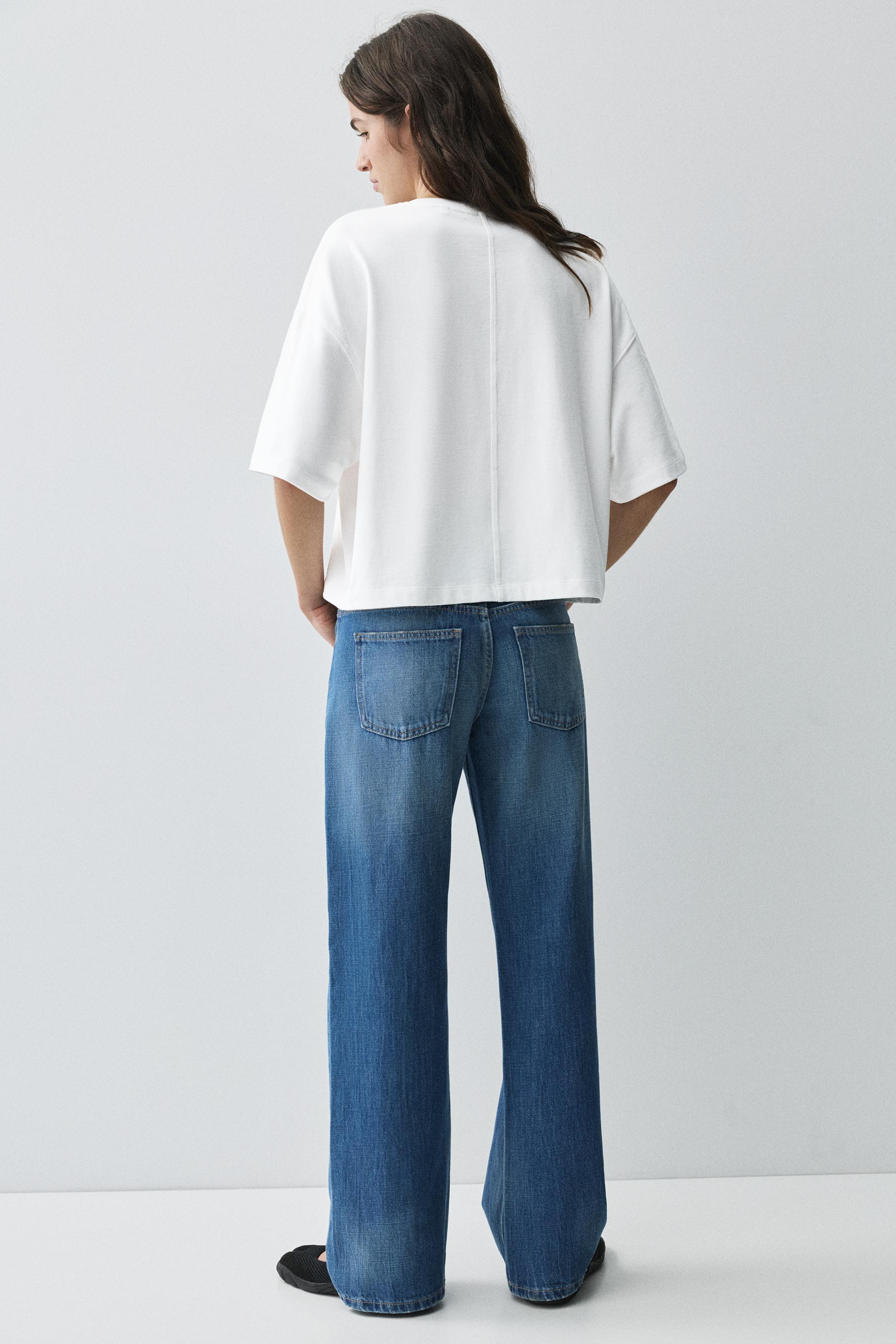 Boxy fit short sleeve T-shirt — White