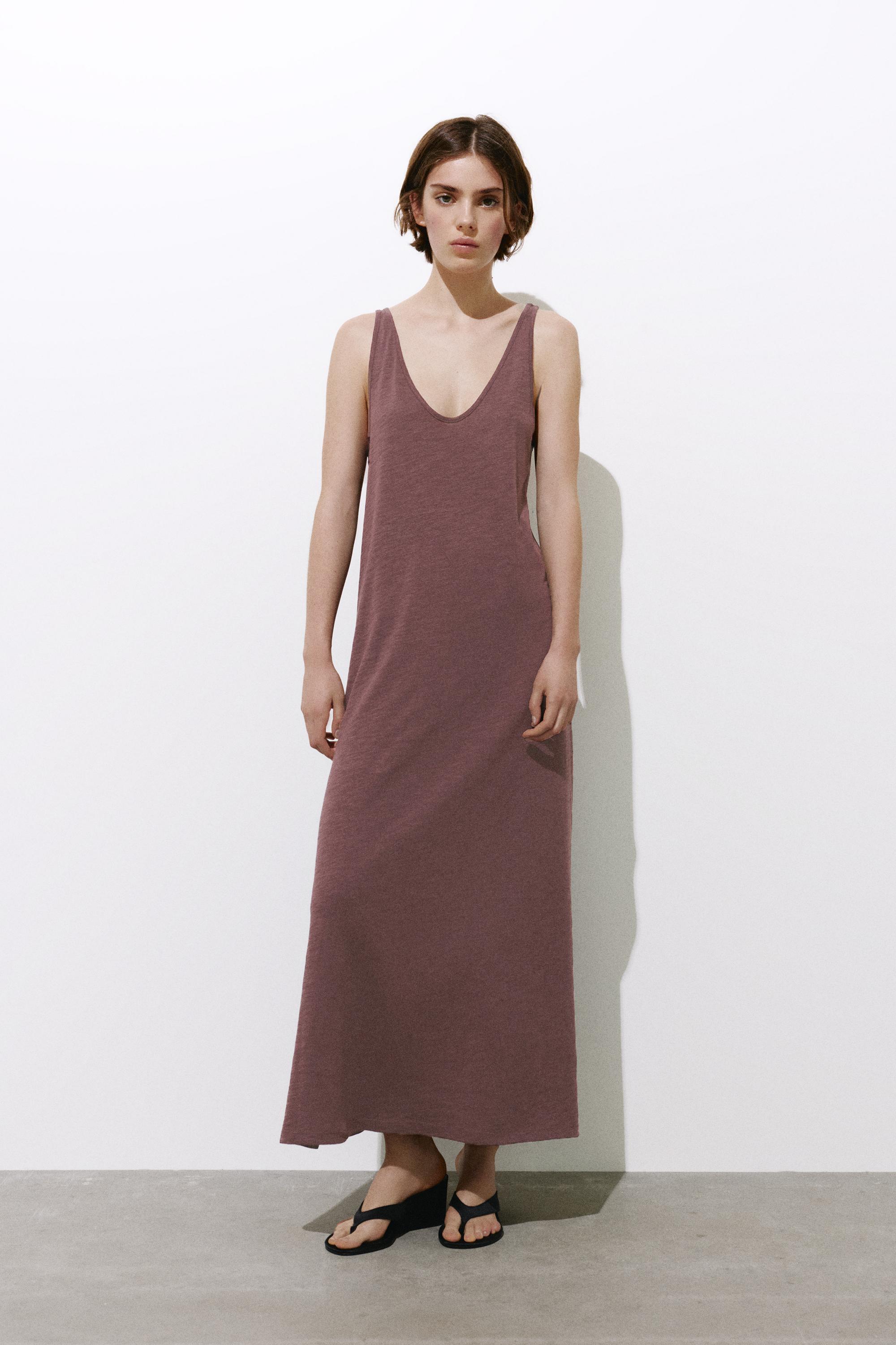 Vestido Midi De Alças