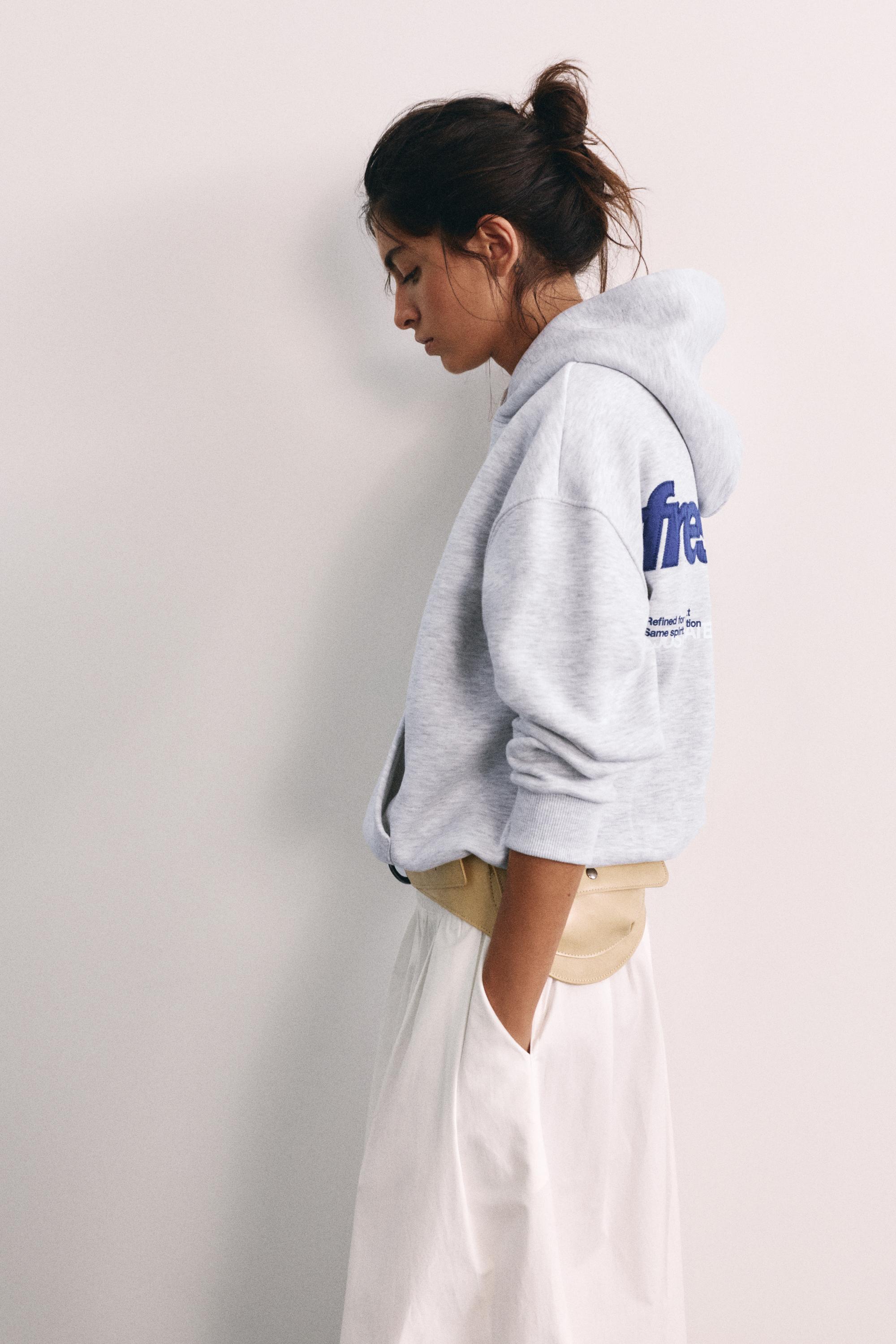 Fresh codes hoodie — Grey marl