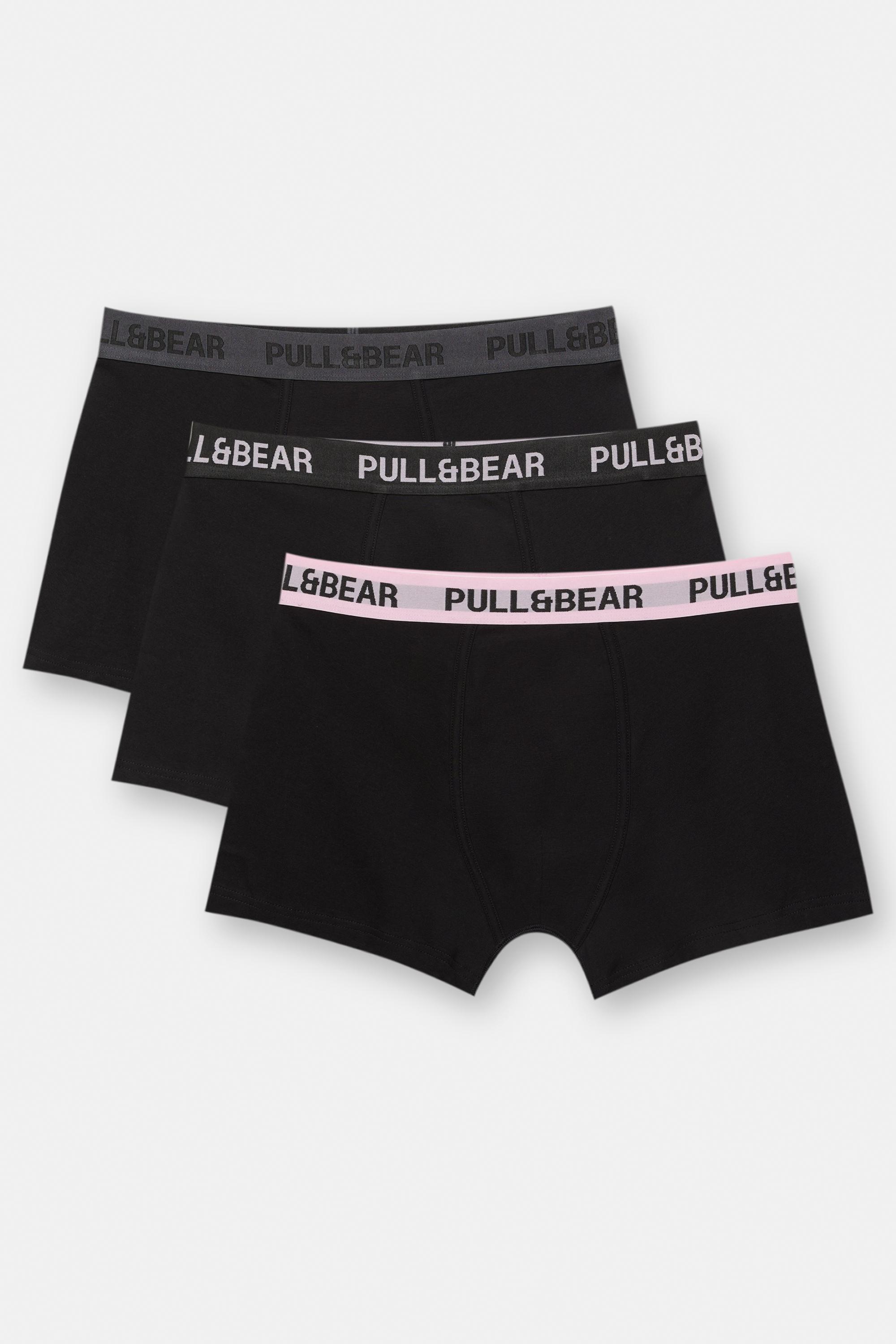 Pack De 3 Boxers Com Cintura Rosa