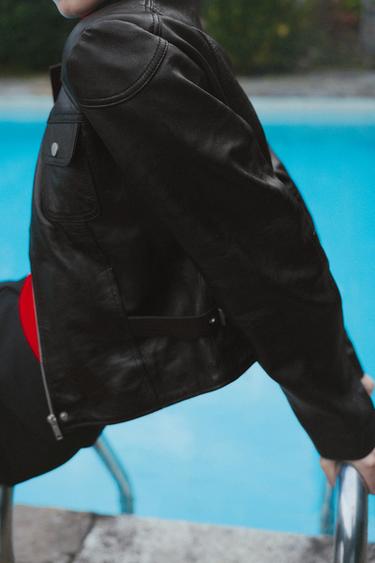 100% leather jacket — Black 3