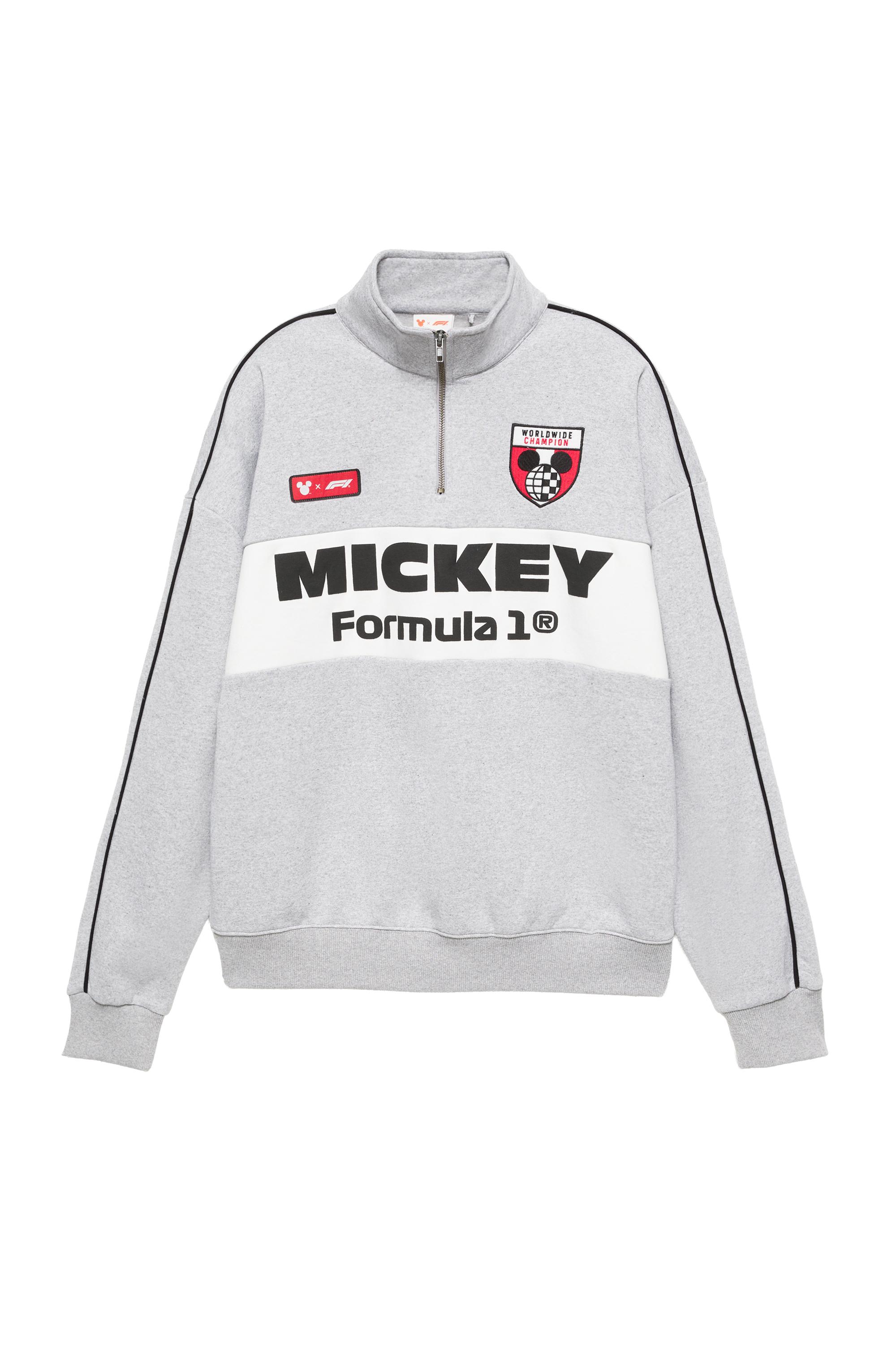 Pull&Bear Disney x F1 fermuarlı yaka sweatshirt görsel 2