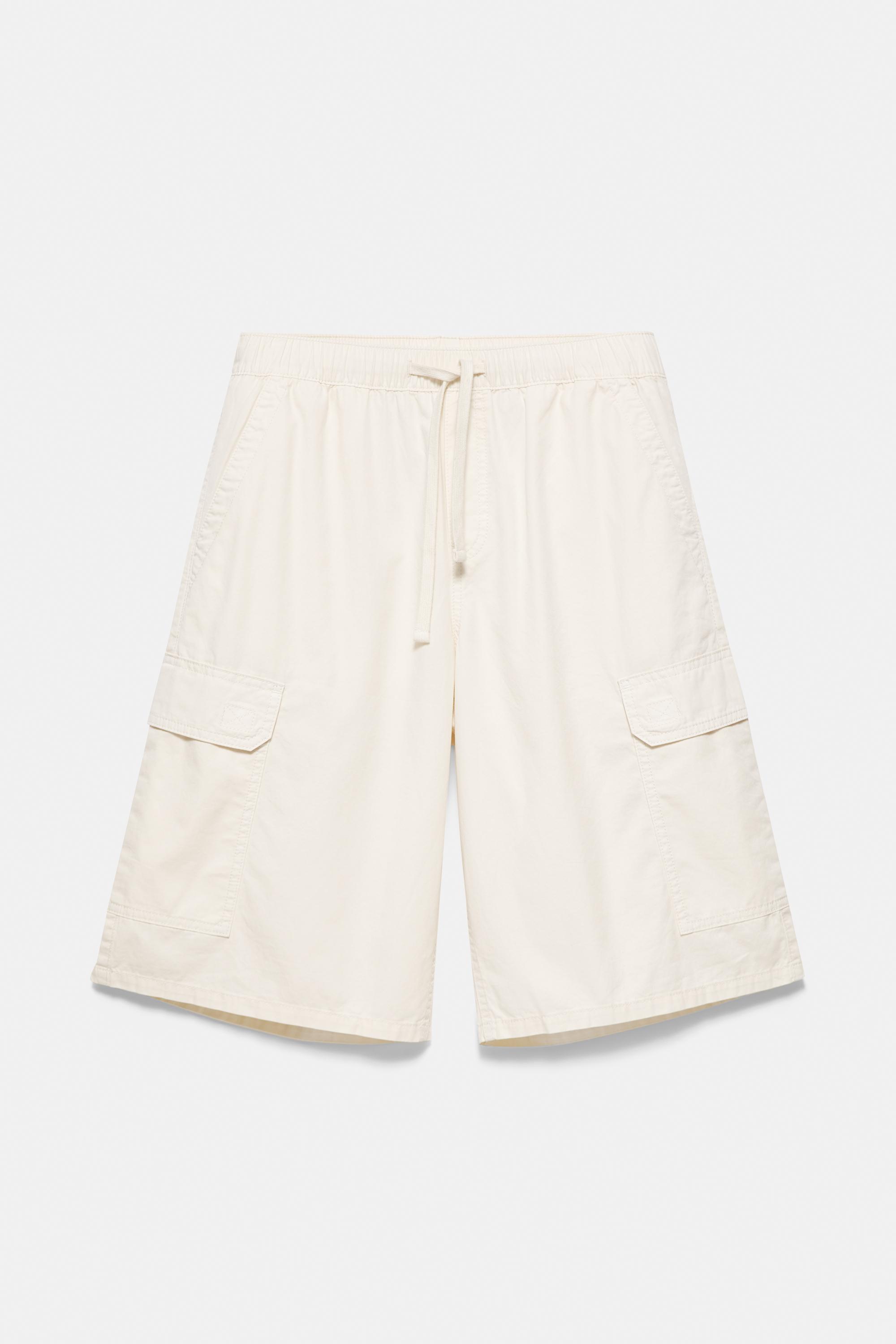 Cargo Bermuda shorts — Beige