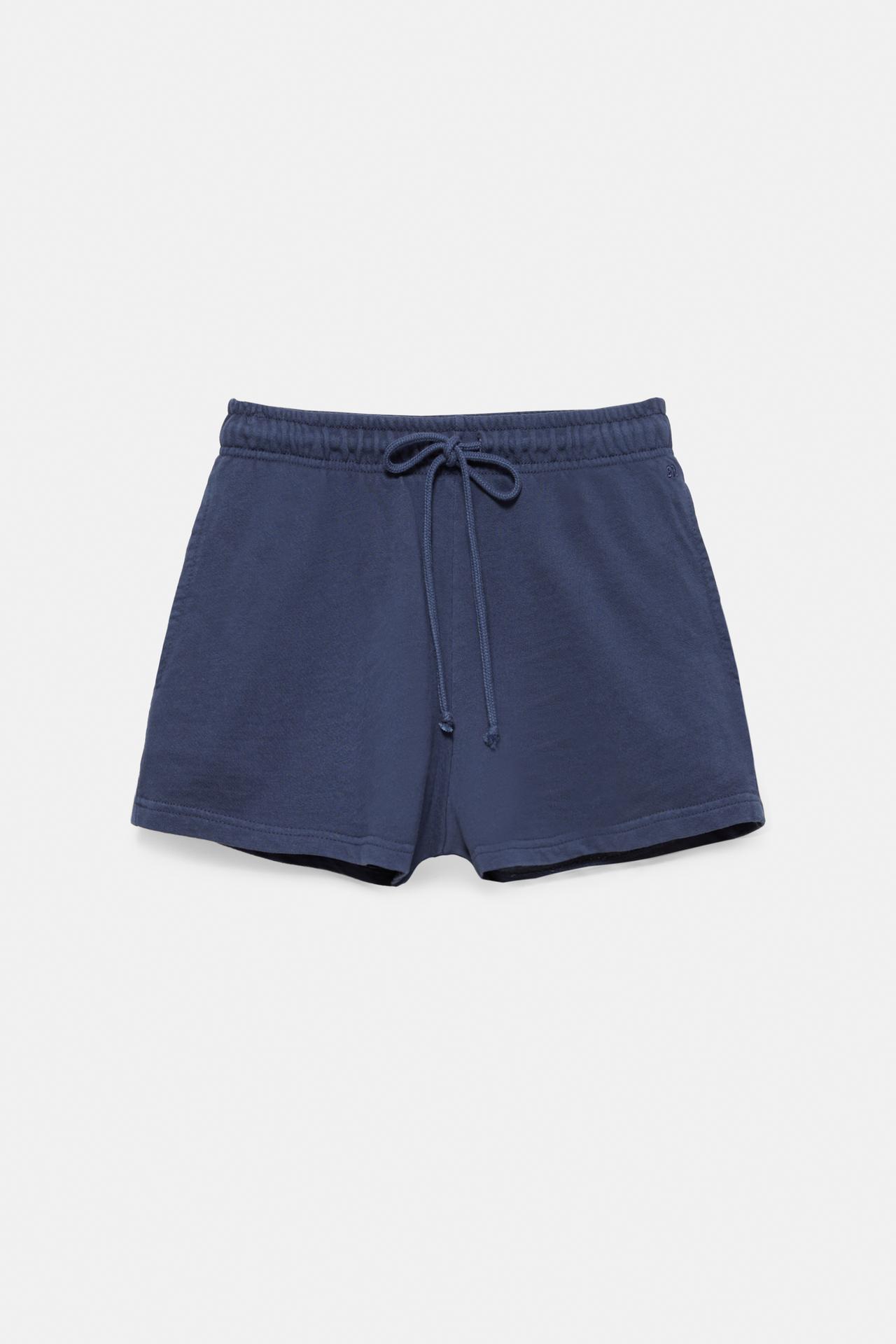 Sports shorts with elastic waist — Navy