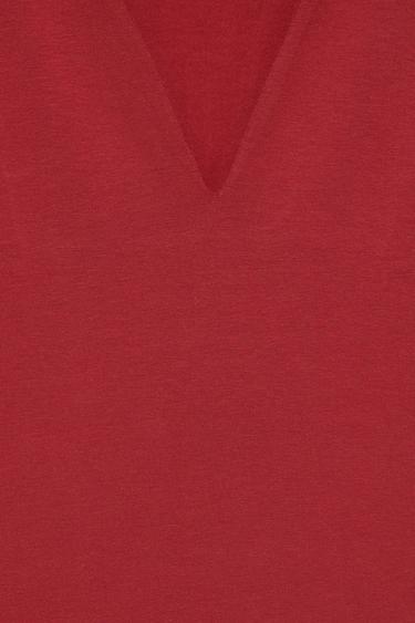 V-neck bodysuit — Burgundy 7