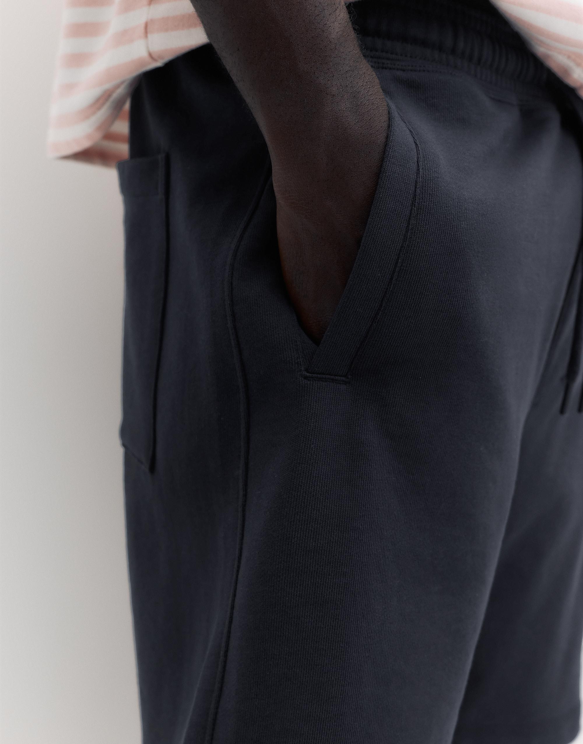 Logolu jogger bermuda şort - Görsel 10