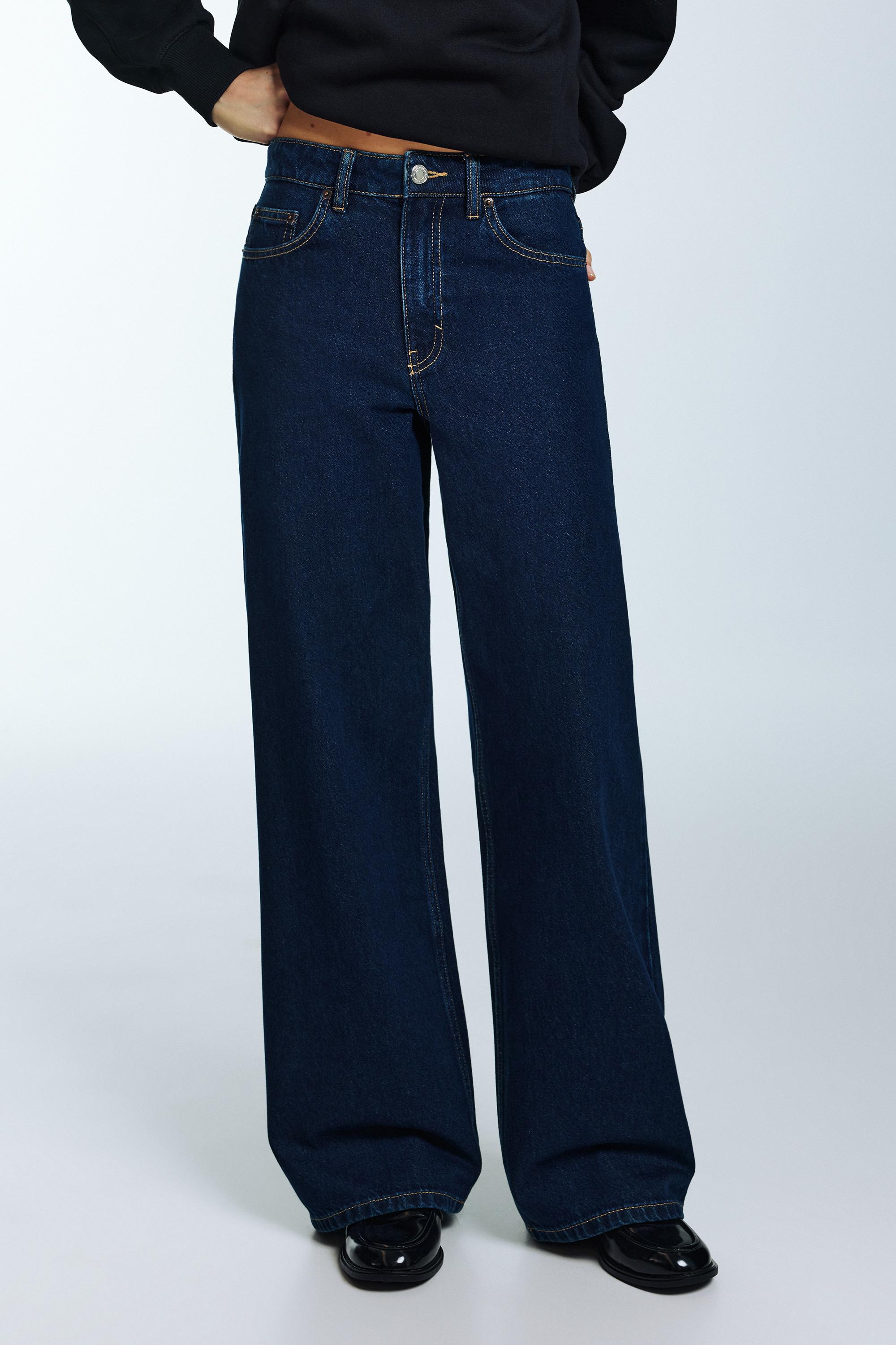 Wide leg yüksek bel jean - Görsel 203