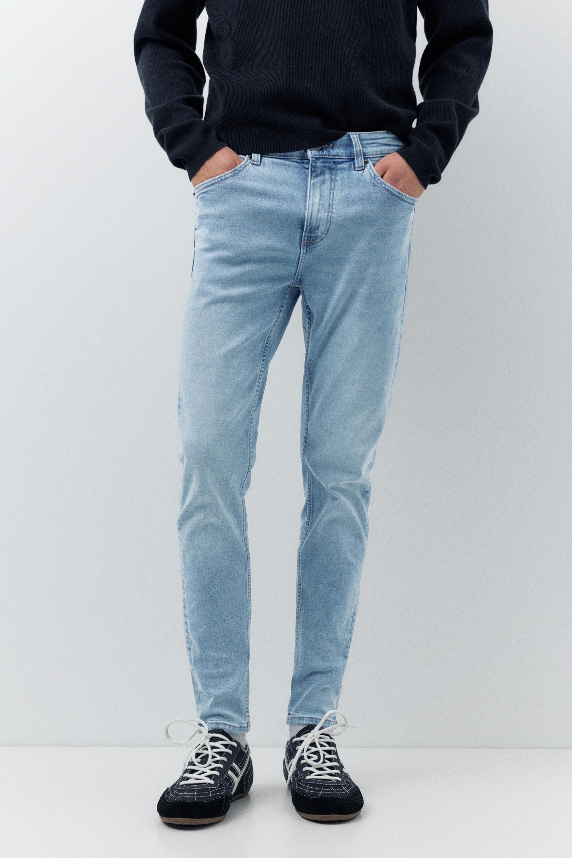 Basic skinny jeans — Pale indigo