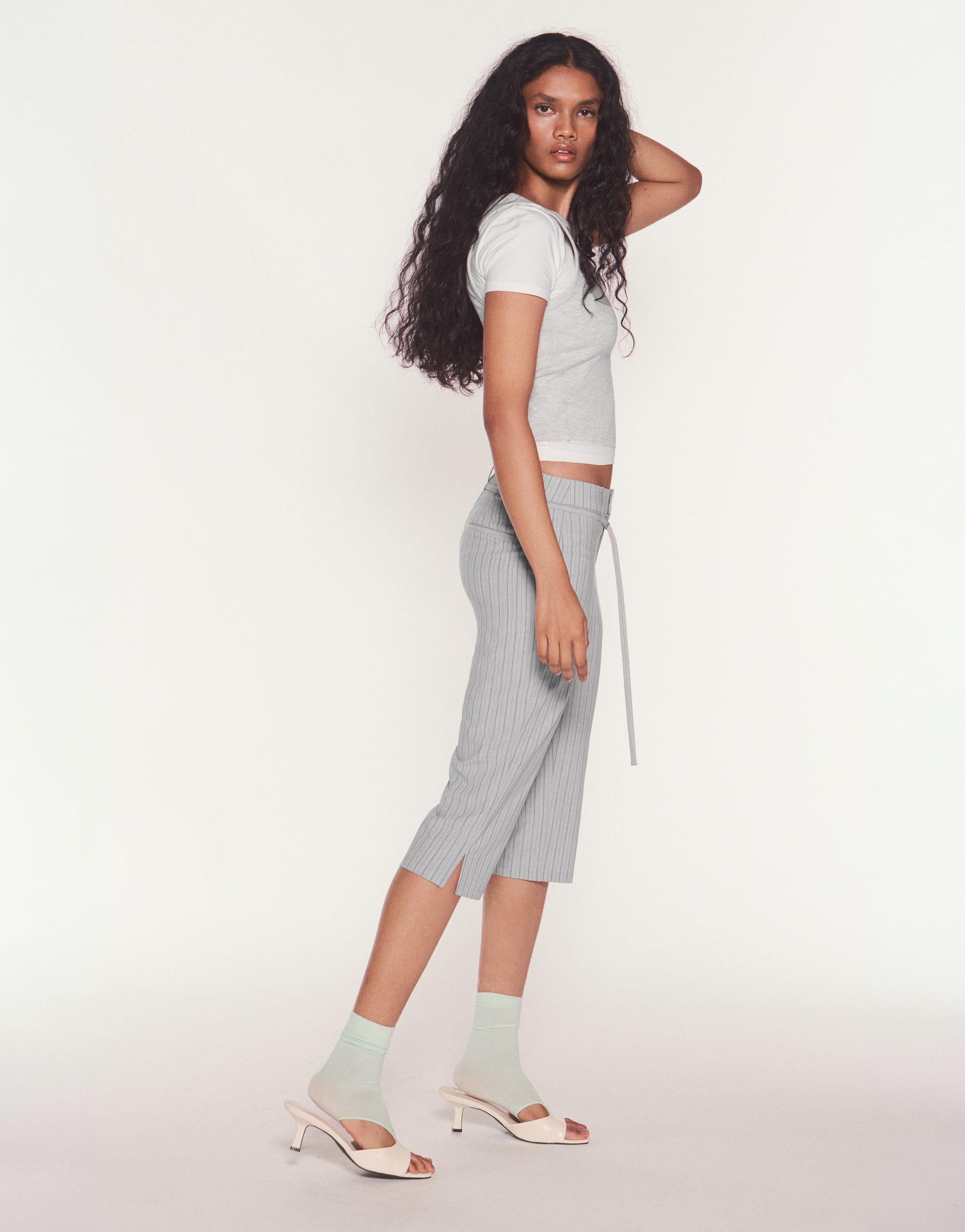 Double graphic T-shirt — Grey