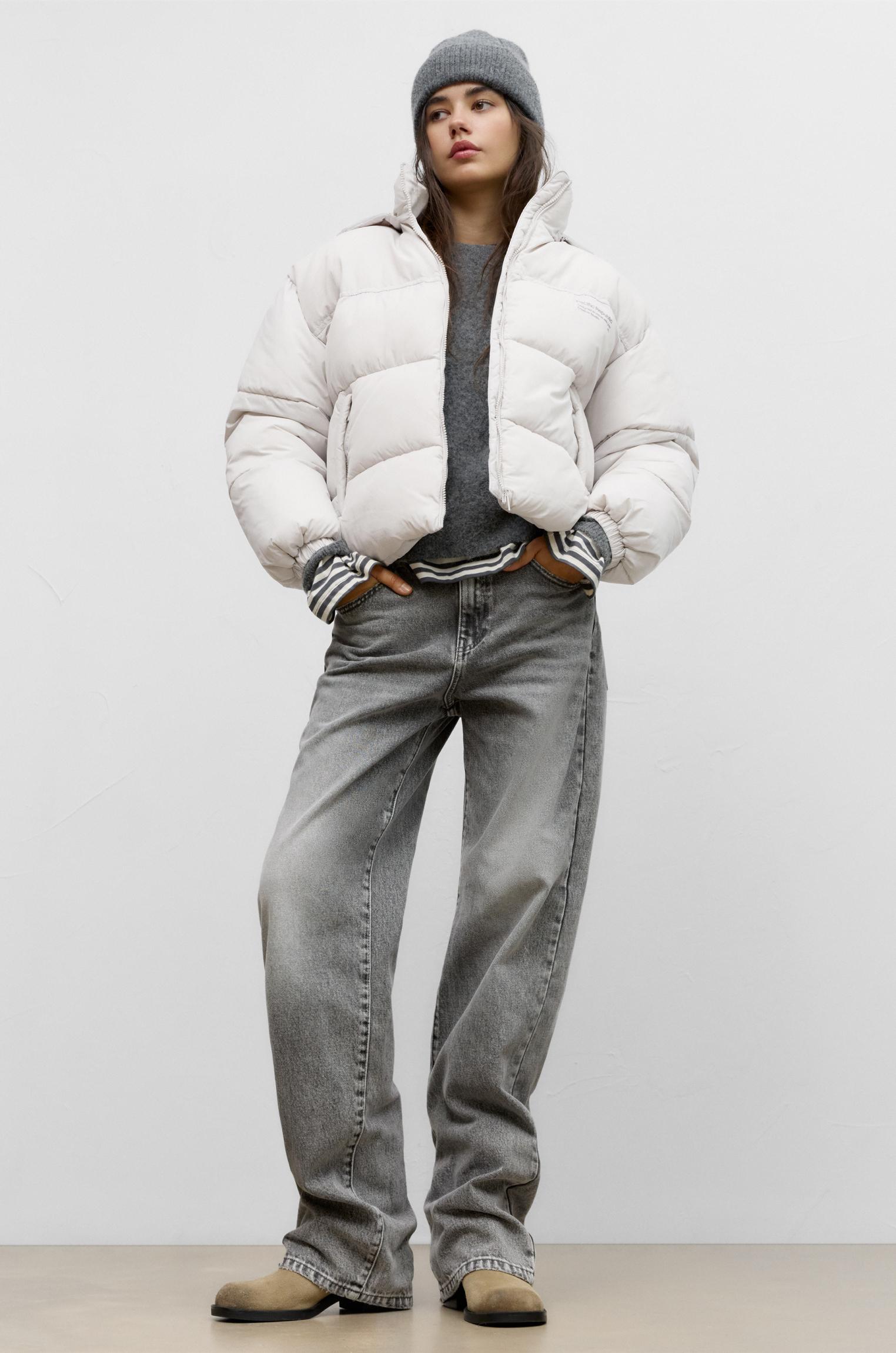 Logo puffer jacket - PULL&BEAR