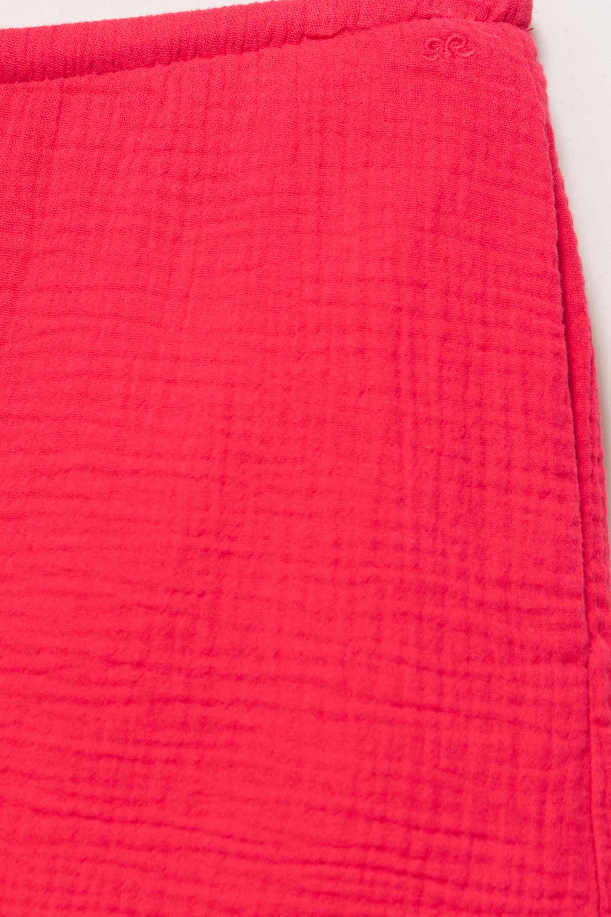 Crepe shorts — Red