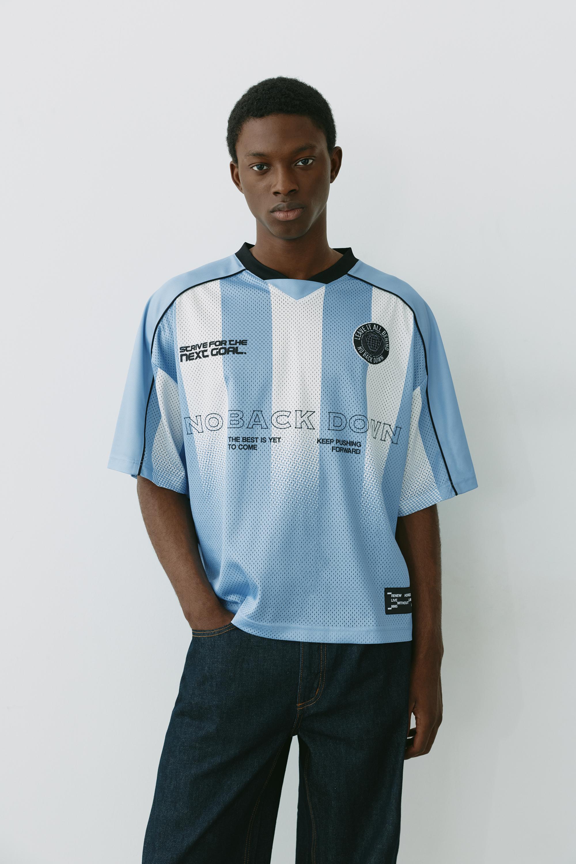 STWD boxy T-shirt — Sky blue