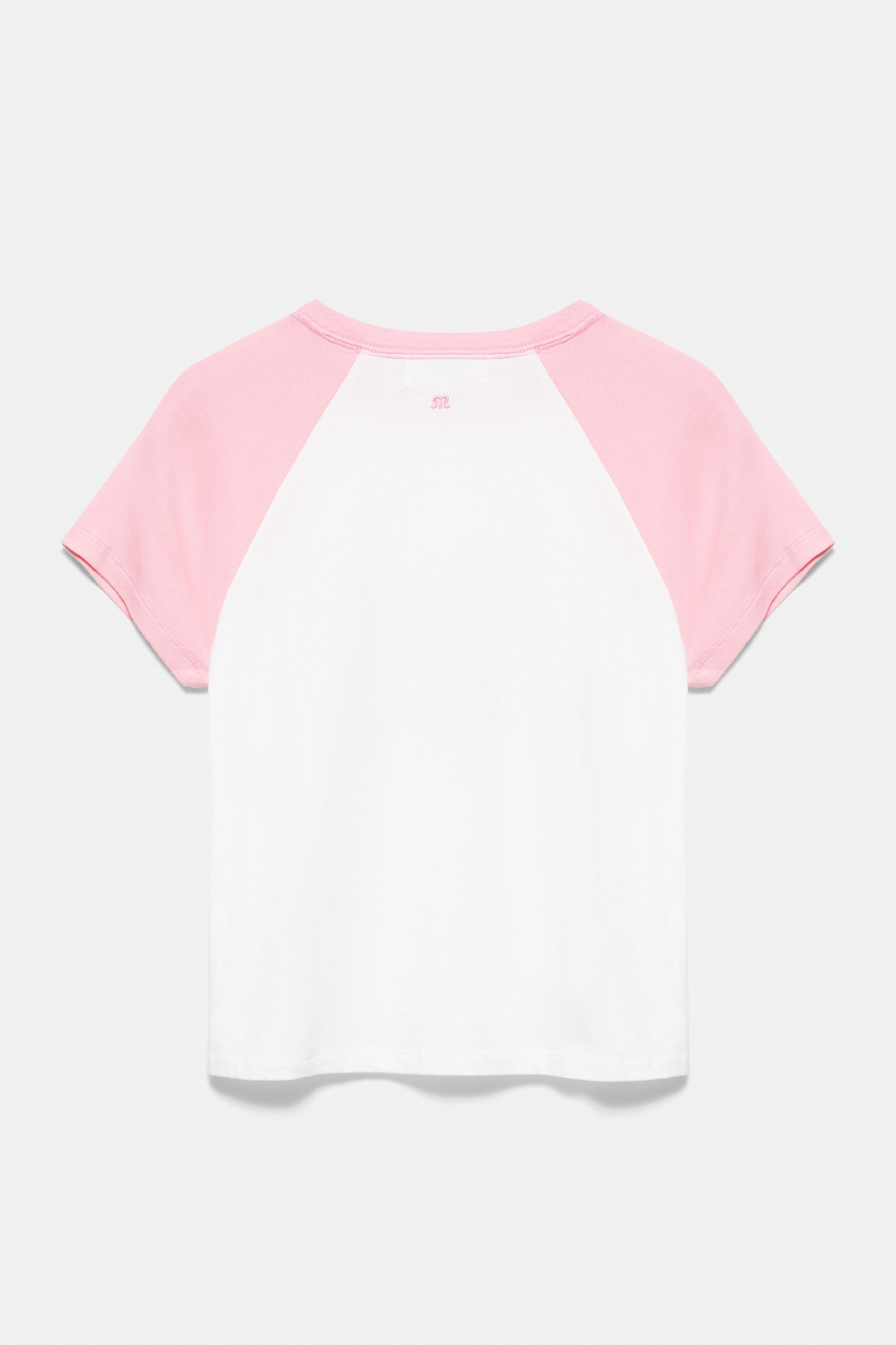 Number raglan T-shirt — Ice