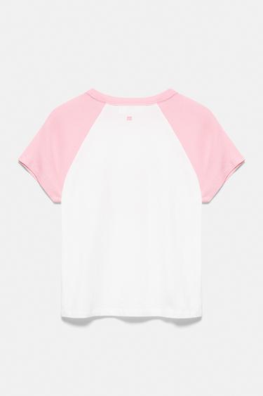 Number raglan T-shirt — Ice 6
