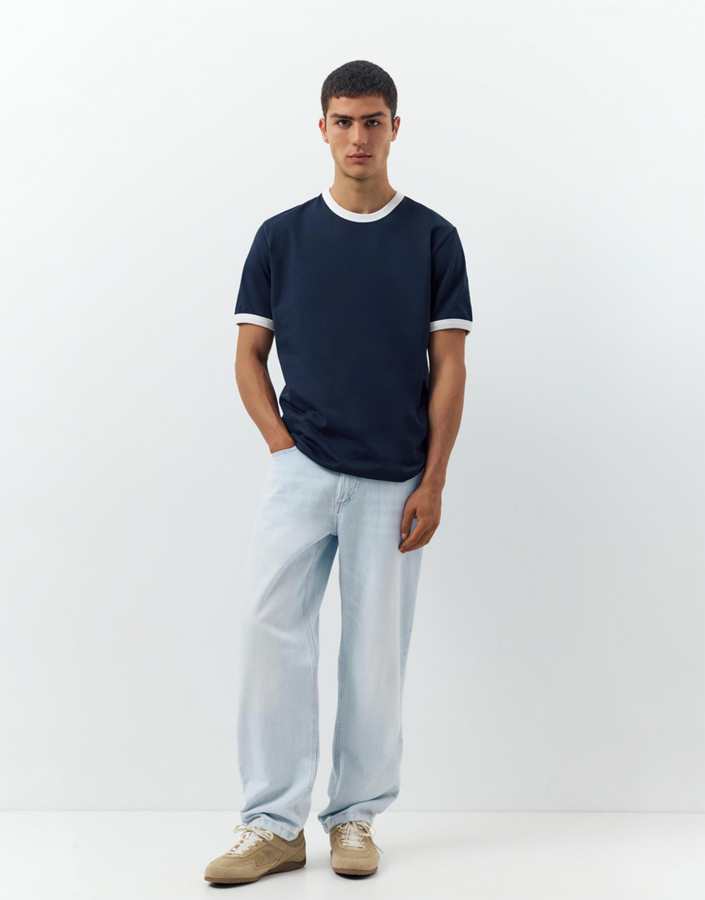 Straight-leg jeans — Pale indigo