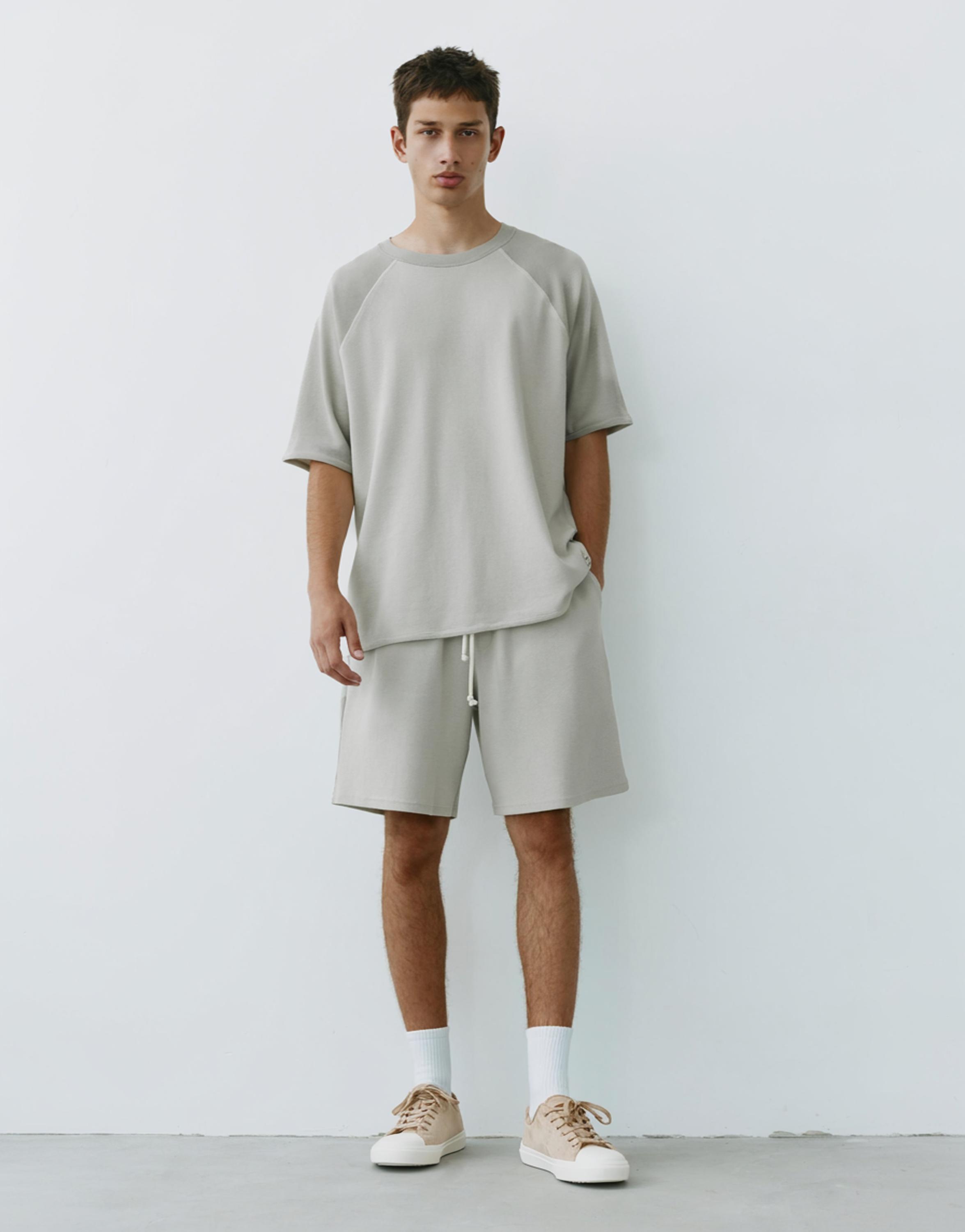 Raglan short sleeve T-shirt — Aquamarine