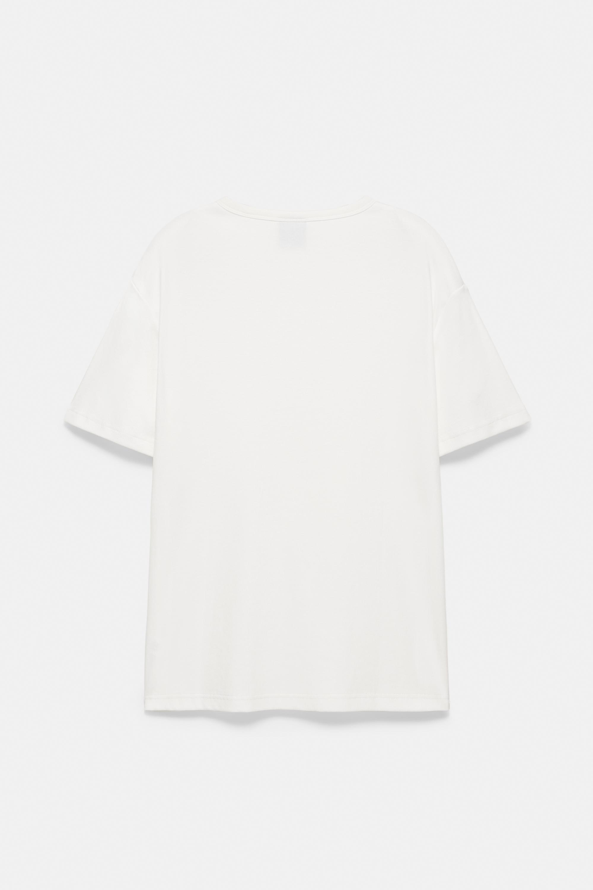 Slim-fit Henley T-shirt — White