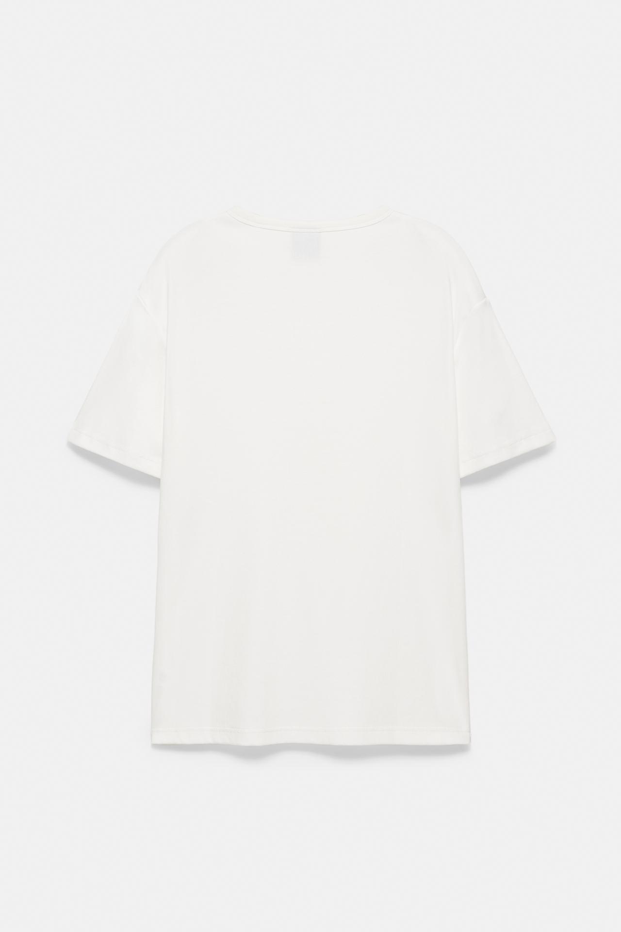 Slim-fit Henley T-shirt — White