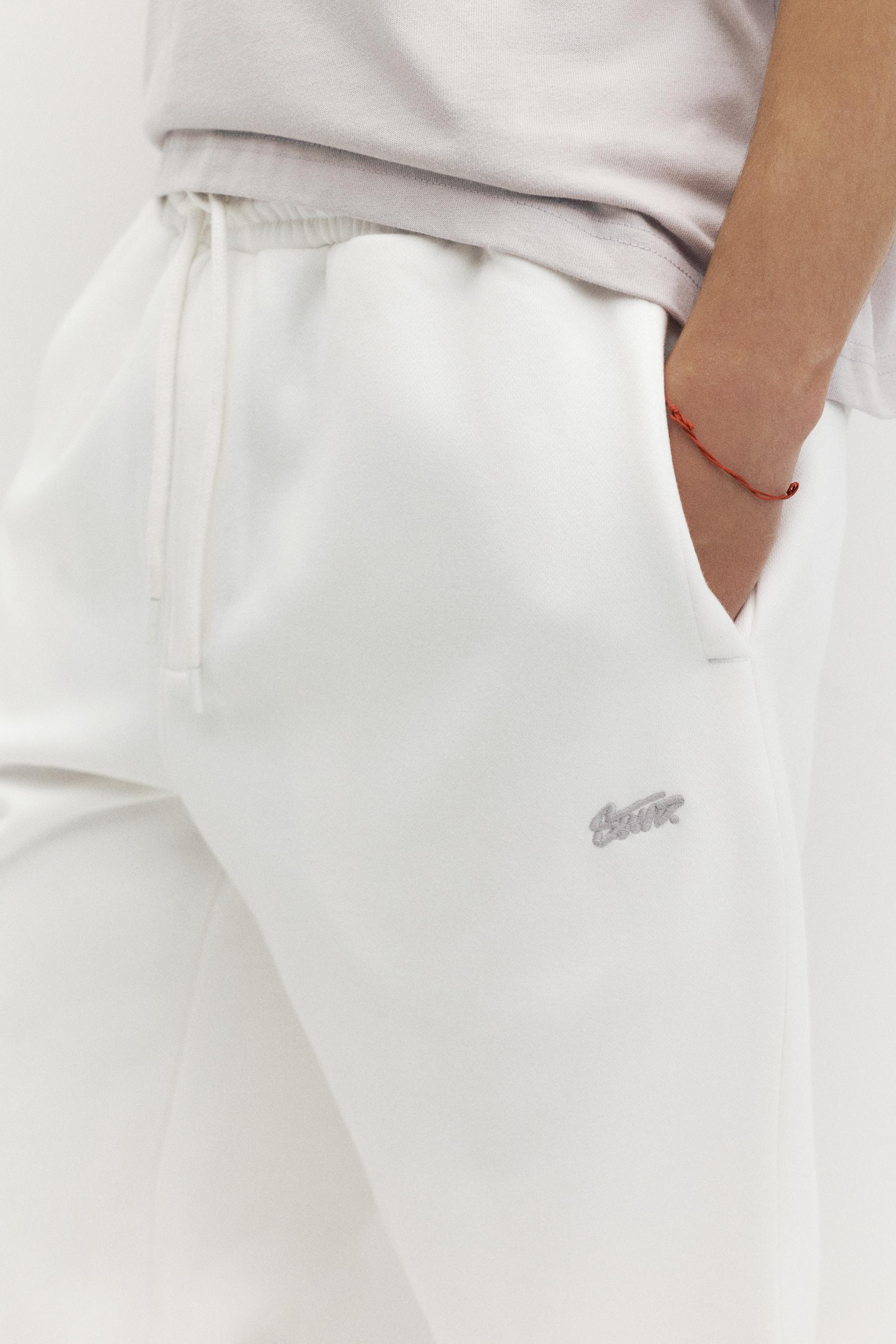 STWD joggers — Off white