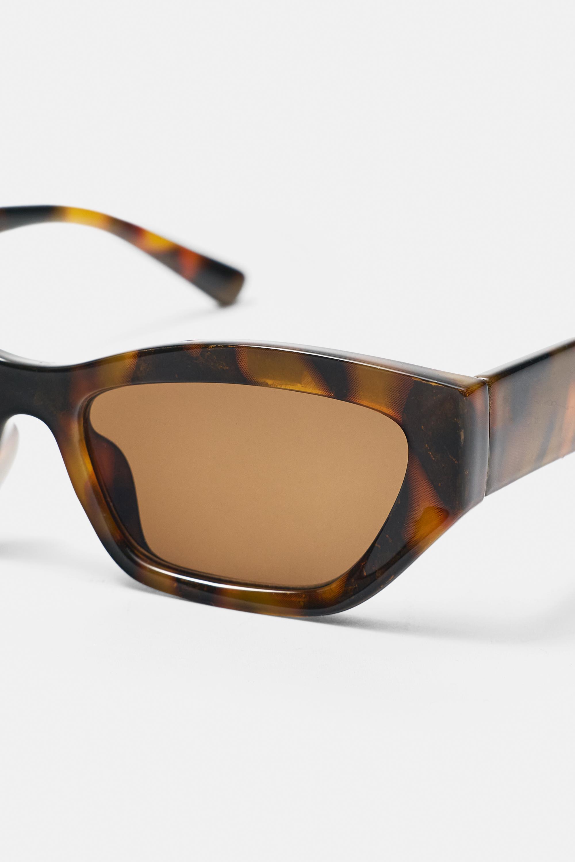Cat eye sunglasses — Brown